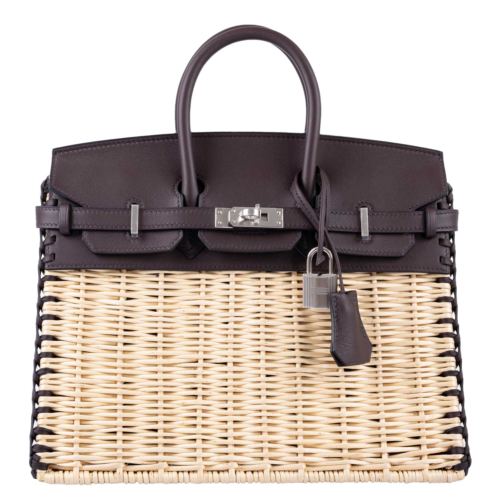 Wicker discount kelly bag