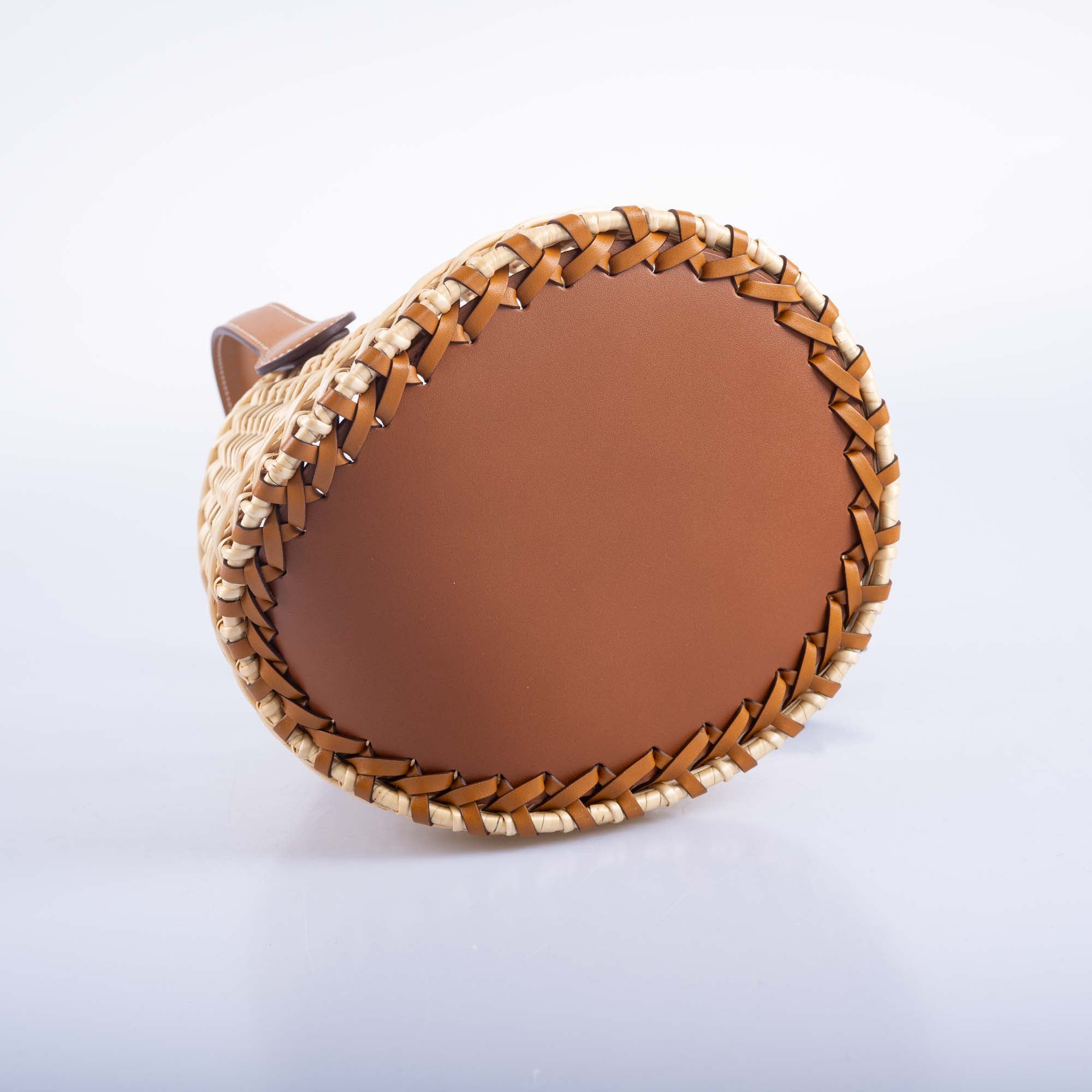 Hermès Picnic Sabot Osier Wicker & Barenia Leather