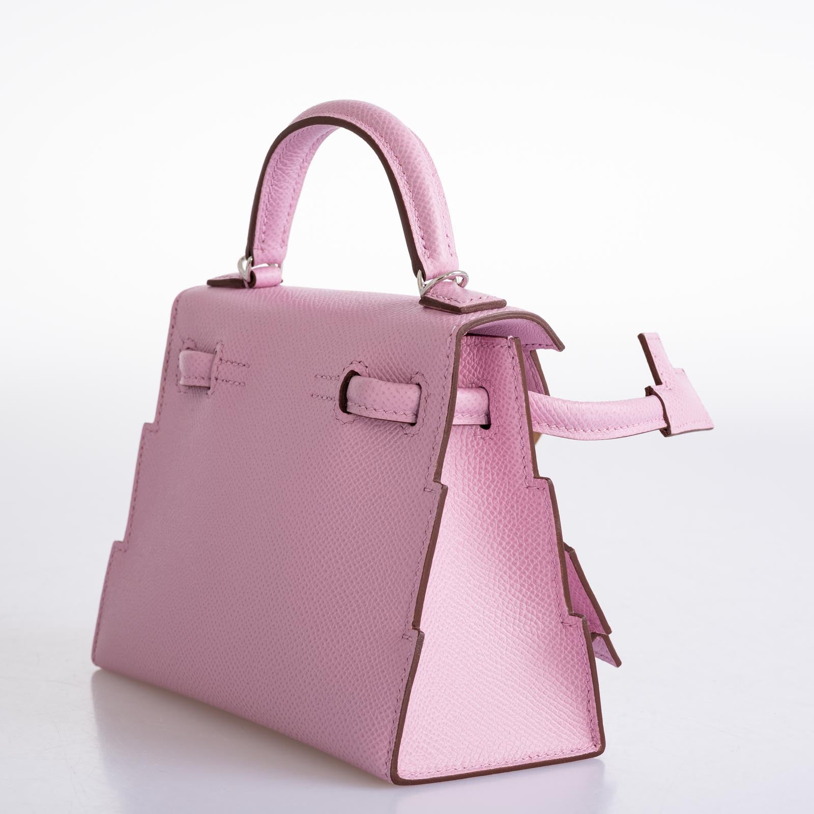 Hermès Picto Kelly Doll Quelle Idole Mauve Sylvestre, Lime, Nata and Chai Epsom Palladium Hardware