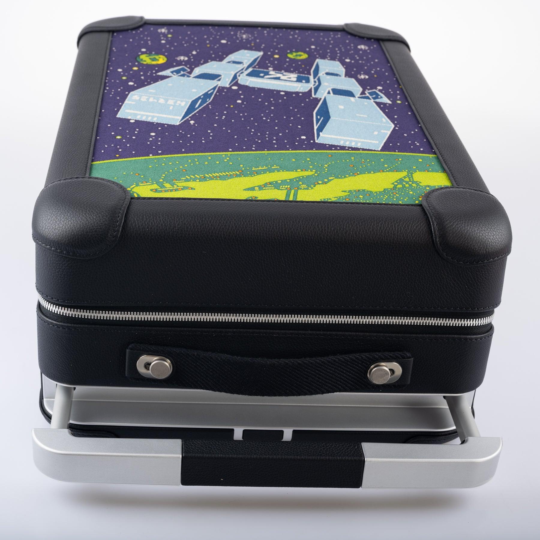 Hermès R.M.S. Trolley Multicolor Odyssey Print Canvas and Taurillon Regate
