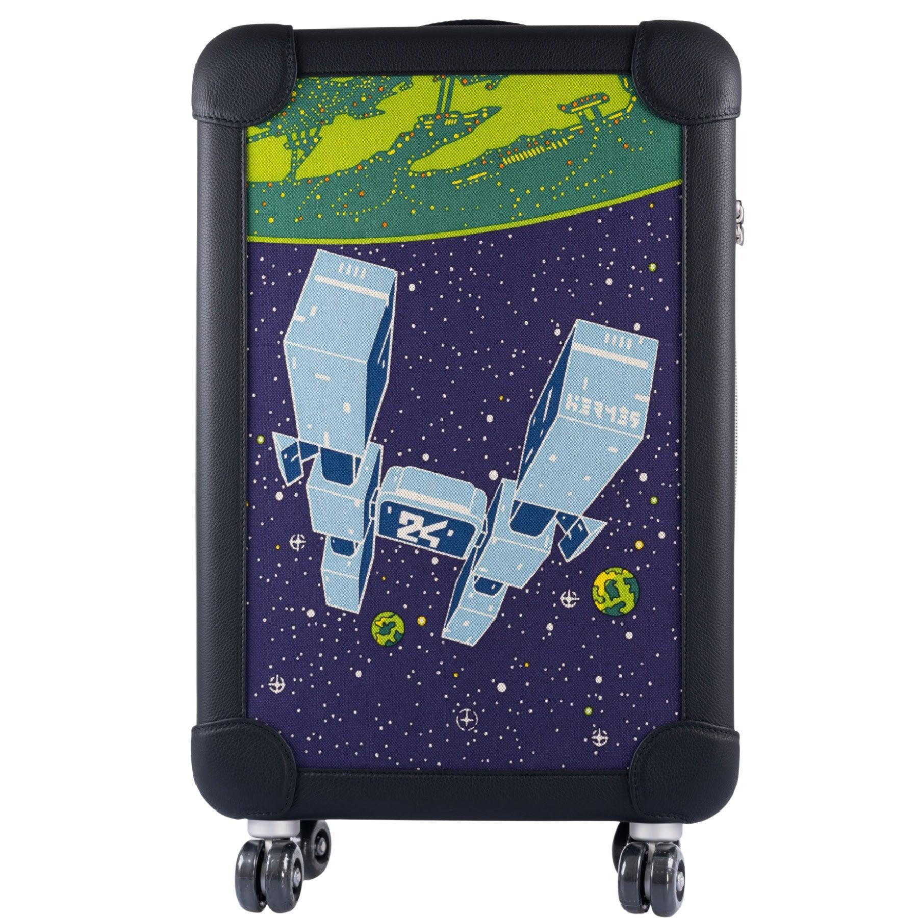 Hermès R.M.S. Trolley Multicolor Odyssey Print Canvas and Taurillon Regate
