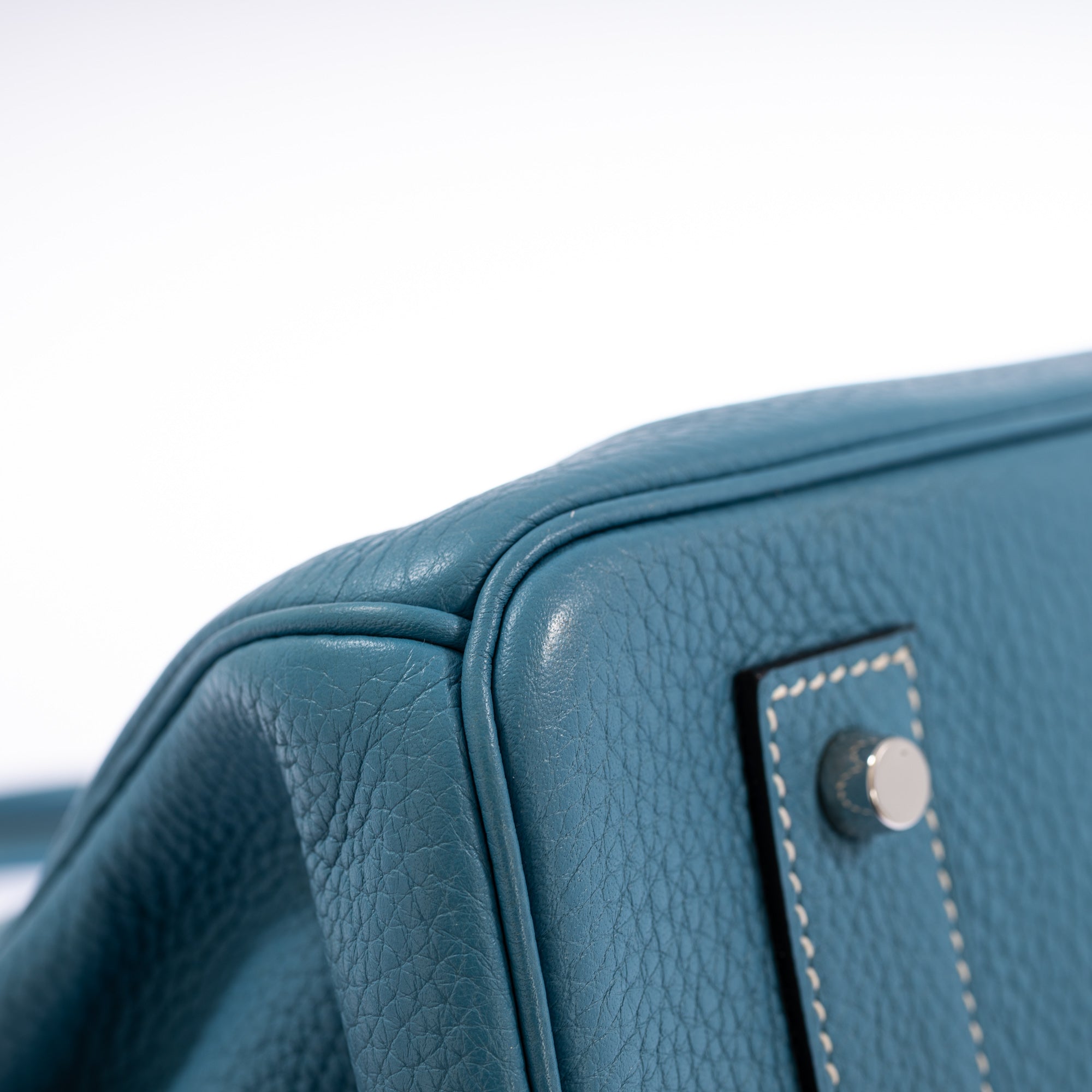 Hermès Shoulder Birkin 42 JPG Bleu Jean Togo Palladium Hardware