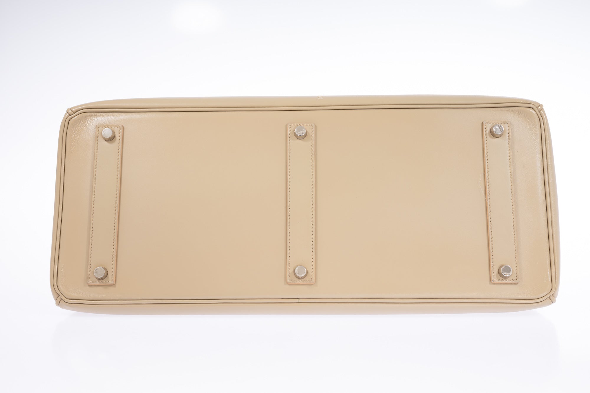 Hermès Shoulder Birkin 45 Sable Smooth Calfskin Palladium Hardware