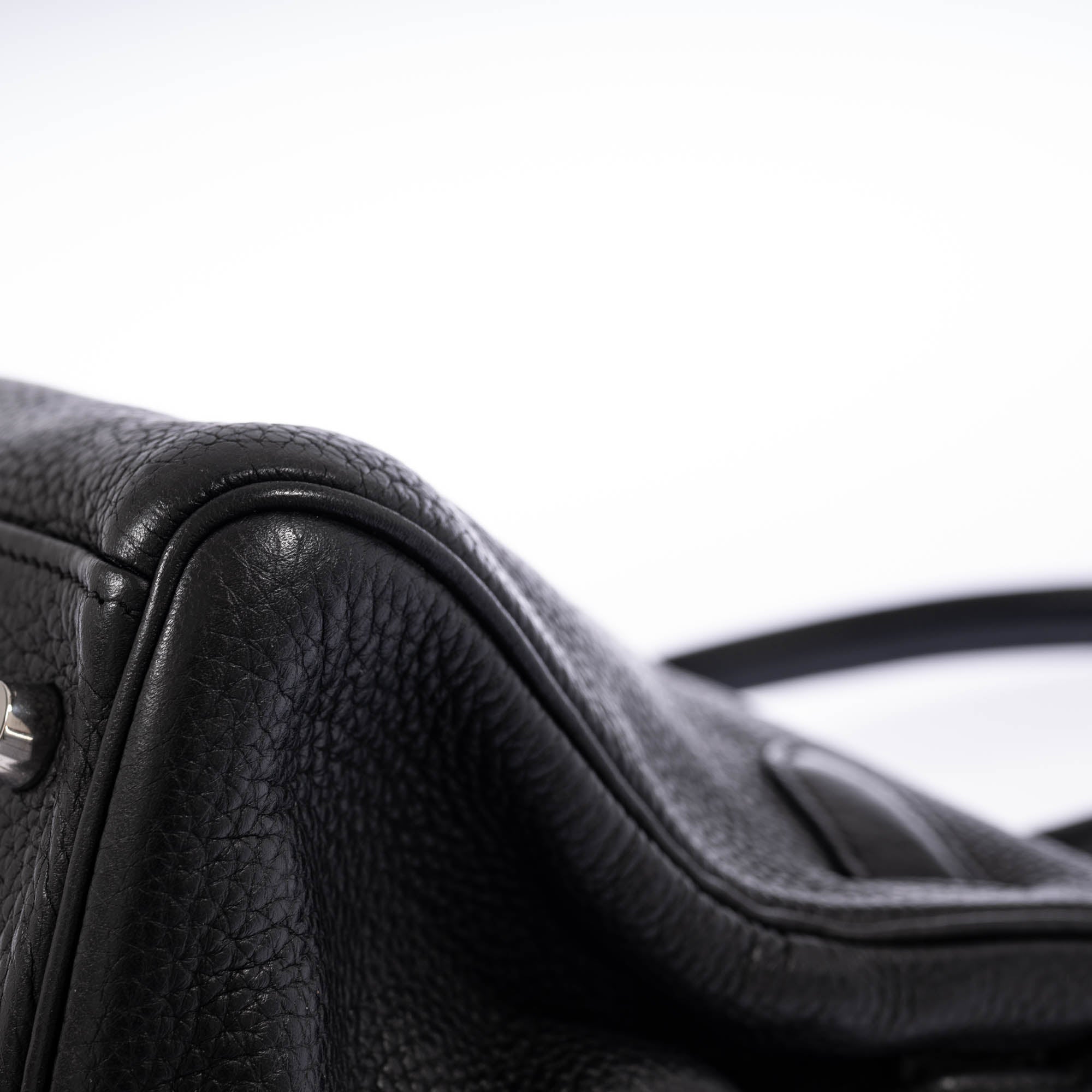 Hermès Shoulder Kelly 42 JPG Noir Clemence Palladium Hardware