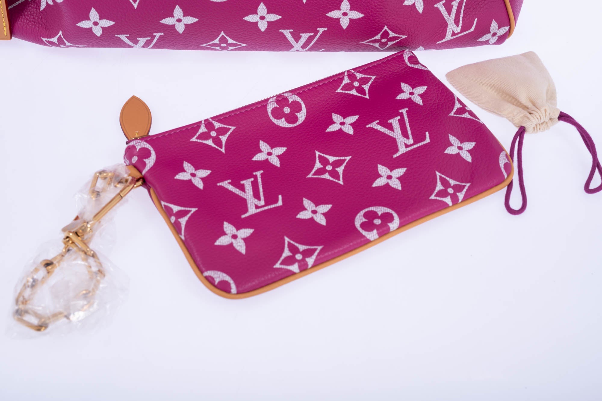 Louis Vuitton Speedy P9 Bandoulière 40 Pink Agate Monogram Leather