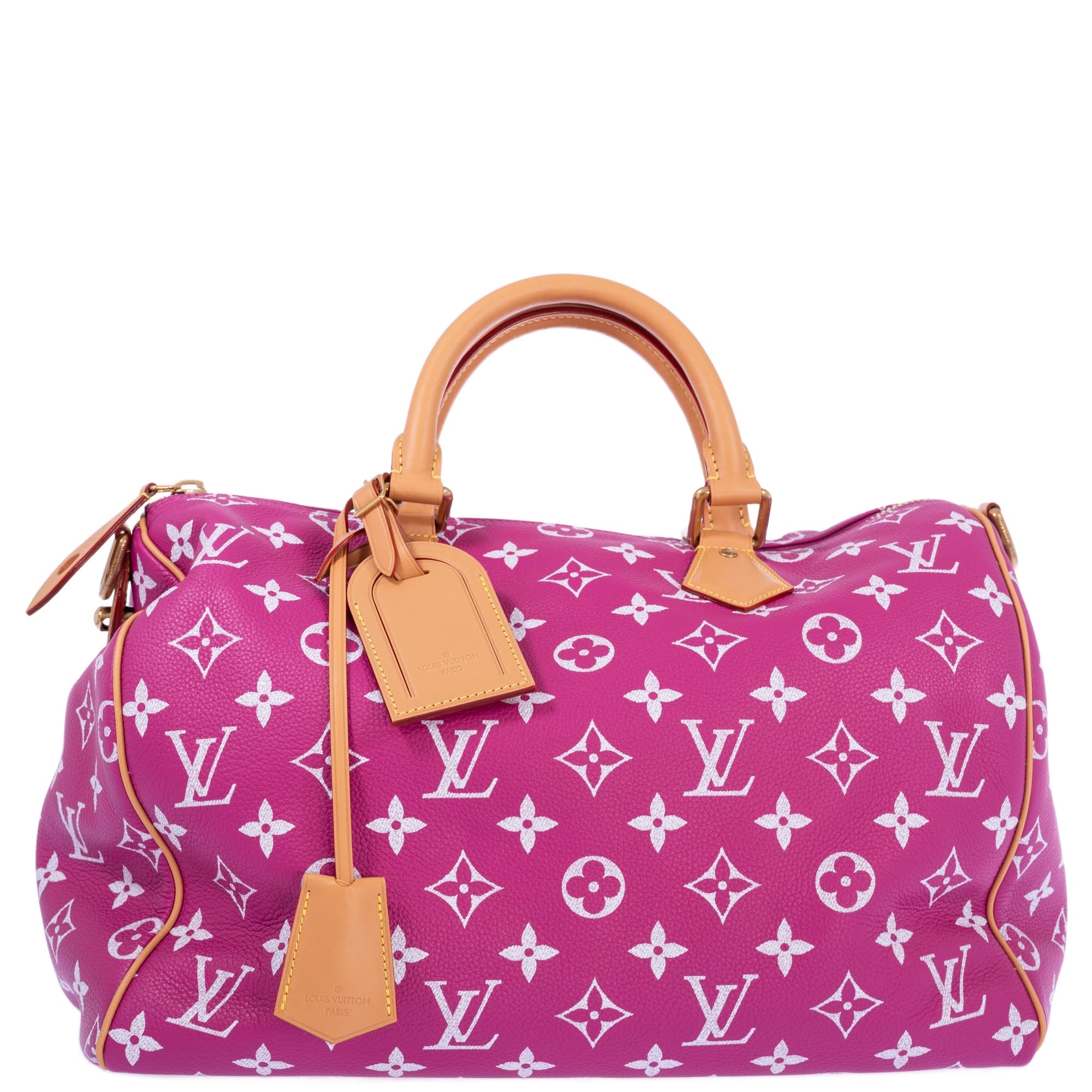 Louis Vuitton Speedy P9 Bandoulière 40 Pink Agate Monogram Leather