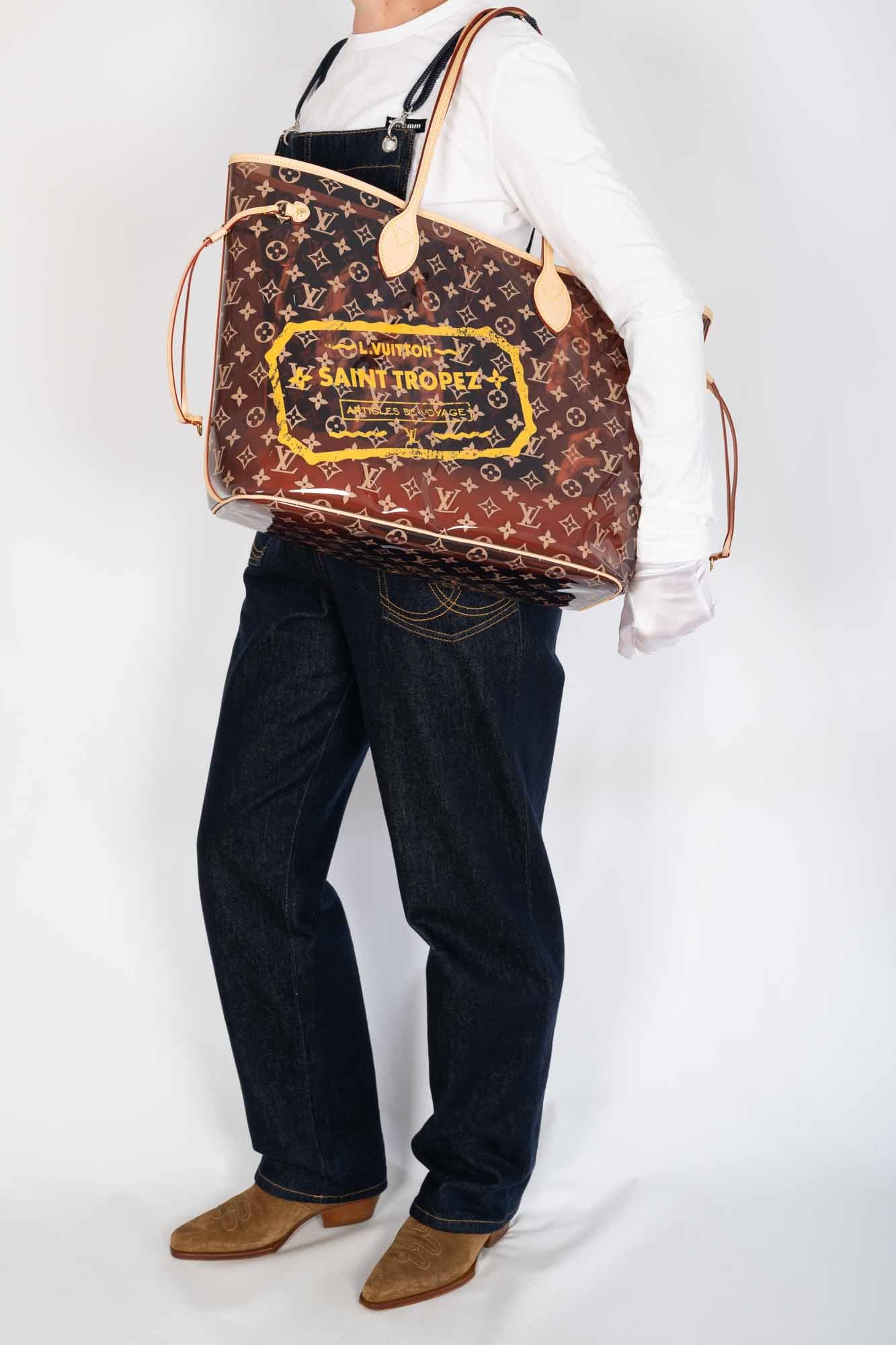Louis Vuitton Vinyl Monogram St. Tropez Neverfull GM