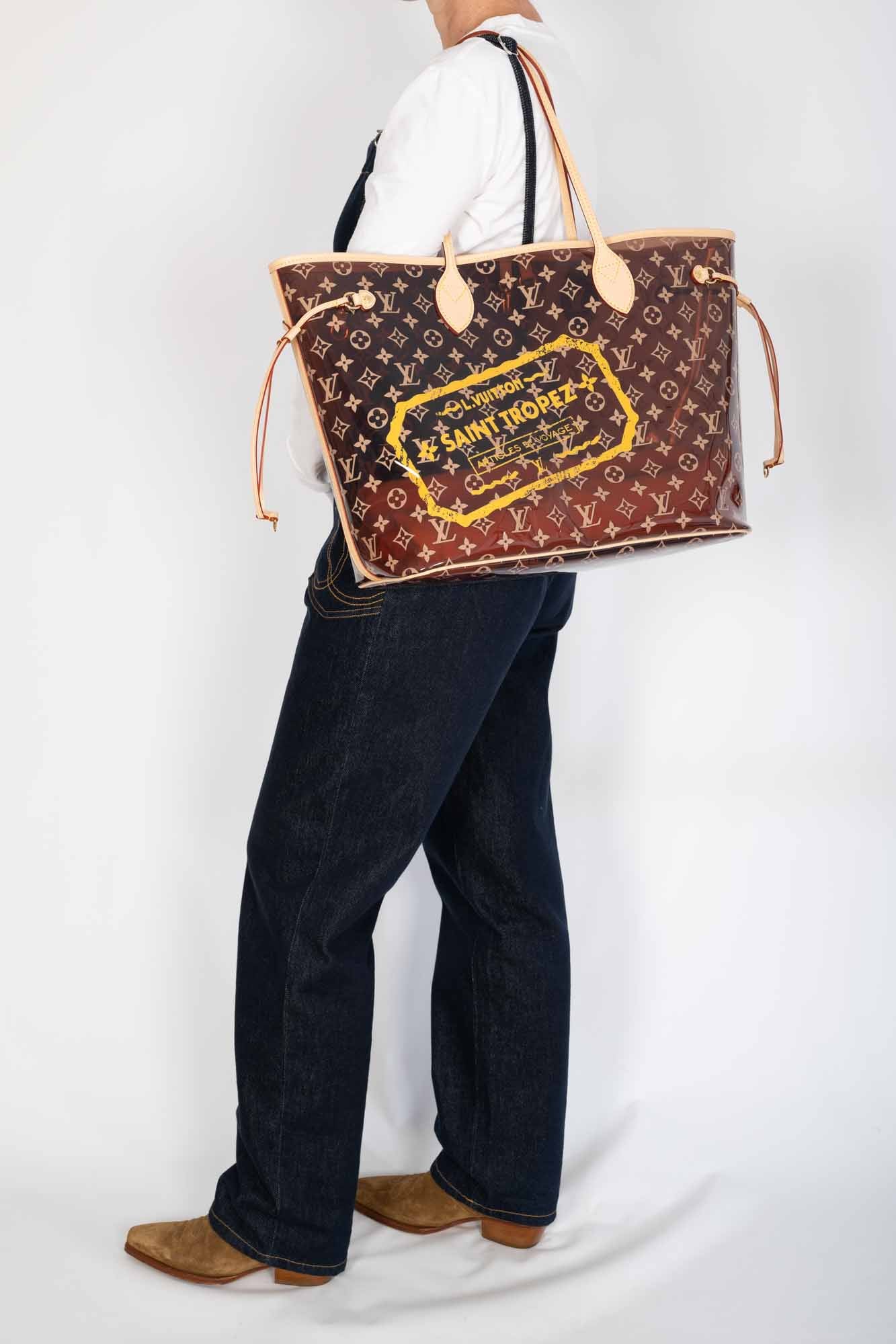 Louis Vuitton Vinyl Monogram St. Tropez Neverfull GM