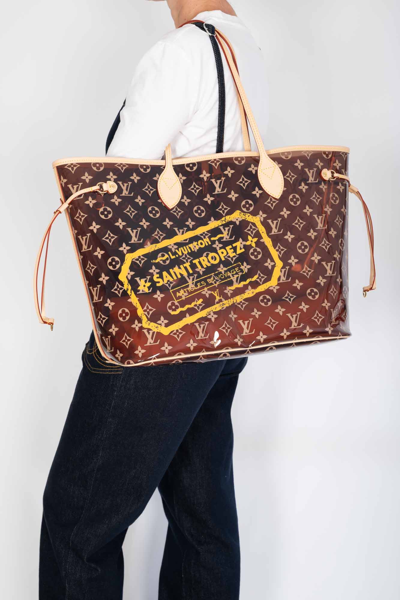 Louis Vuitton Vinyl Monogram St. Tropez Neverfull GM