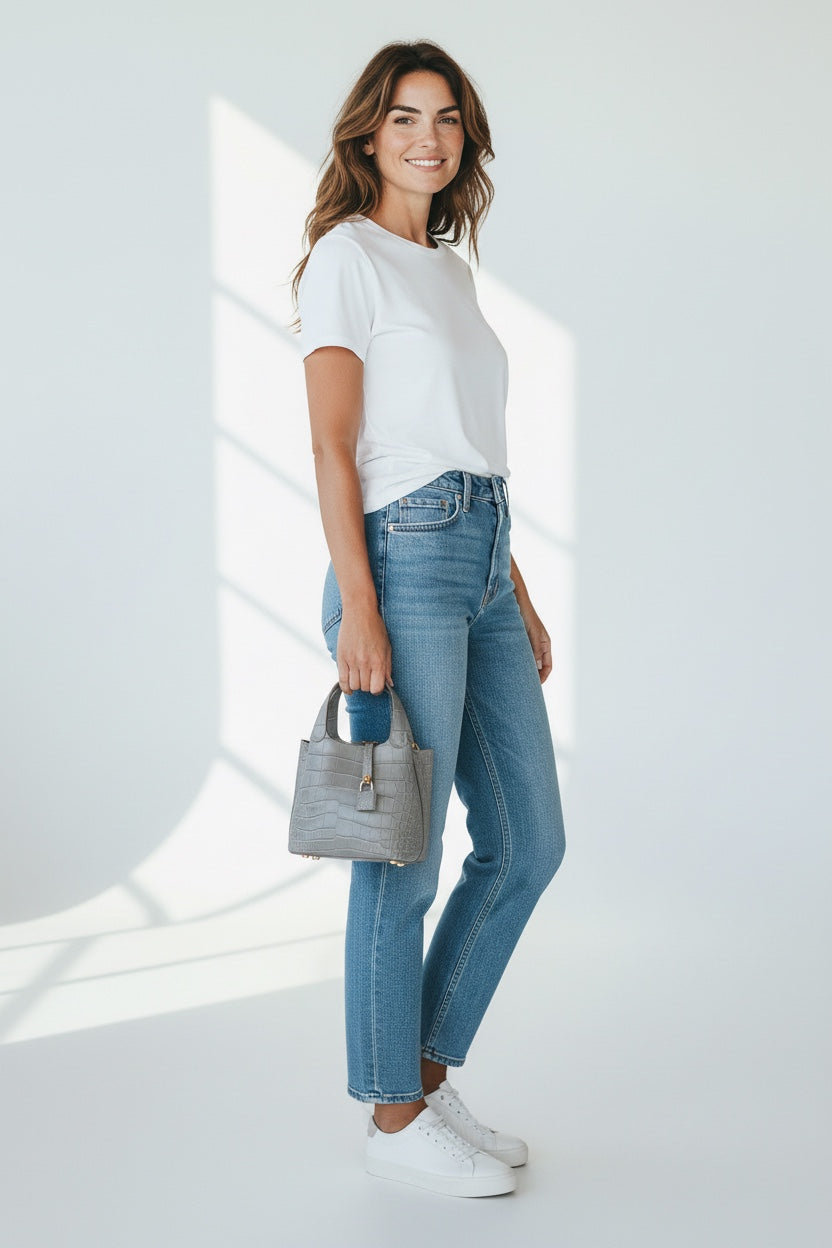 Hermès Micro Picotin Lock 14 Gris Perle Matte Alligator with Gold Hardware