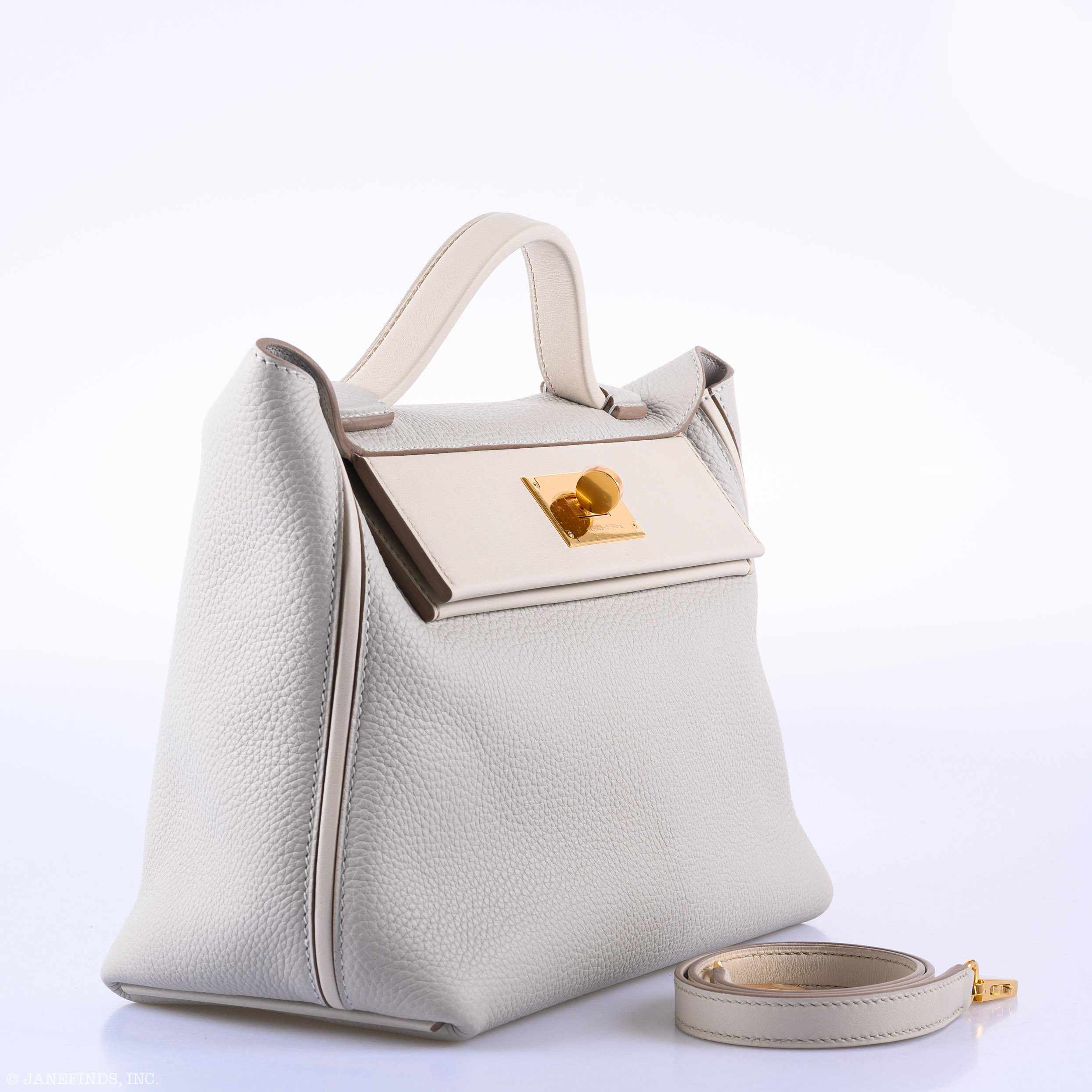 Hermès 24/24 29 Gris Perle Togo & Beton Swift Gold Hardware