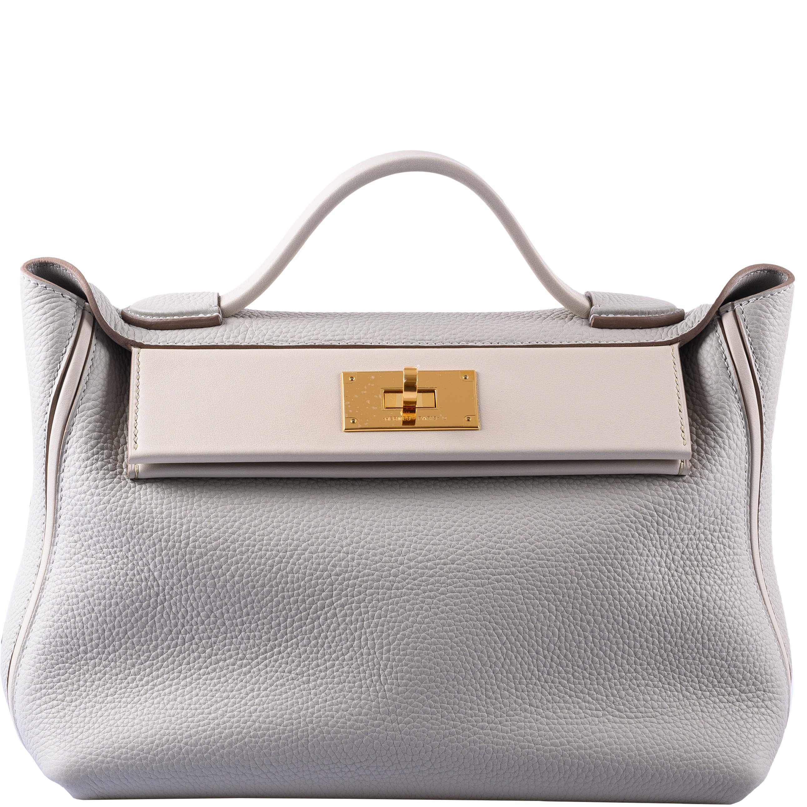 Hermès 24/24 29 Gris Perle Togo & Beton Swift Gold Hardware