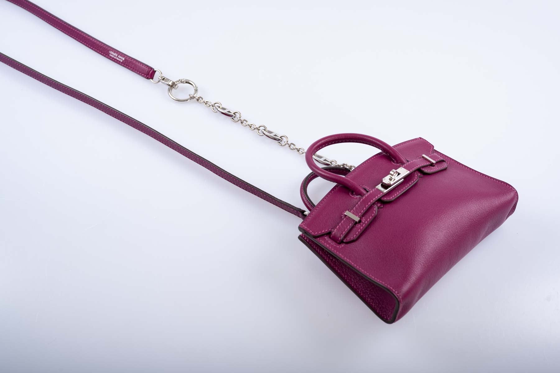 Hermès Birkin 15 Micro Tosca Swift with Palladium Hardware