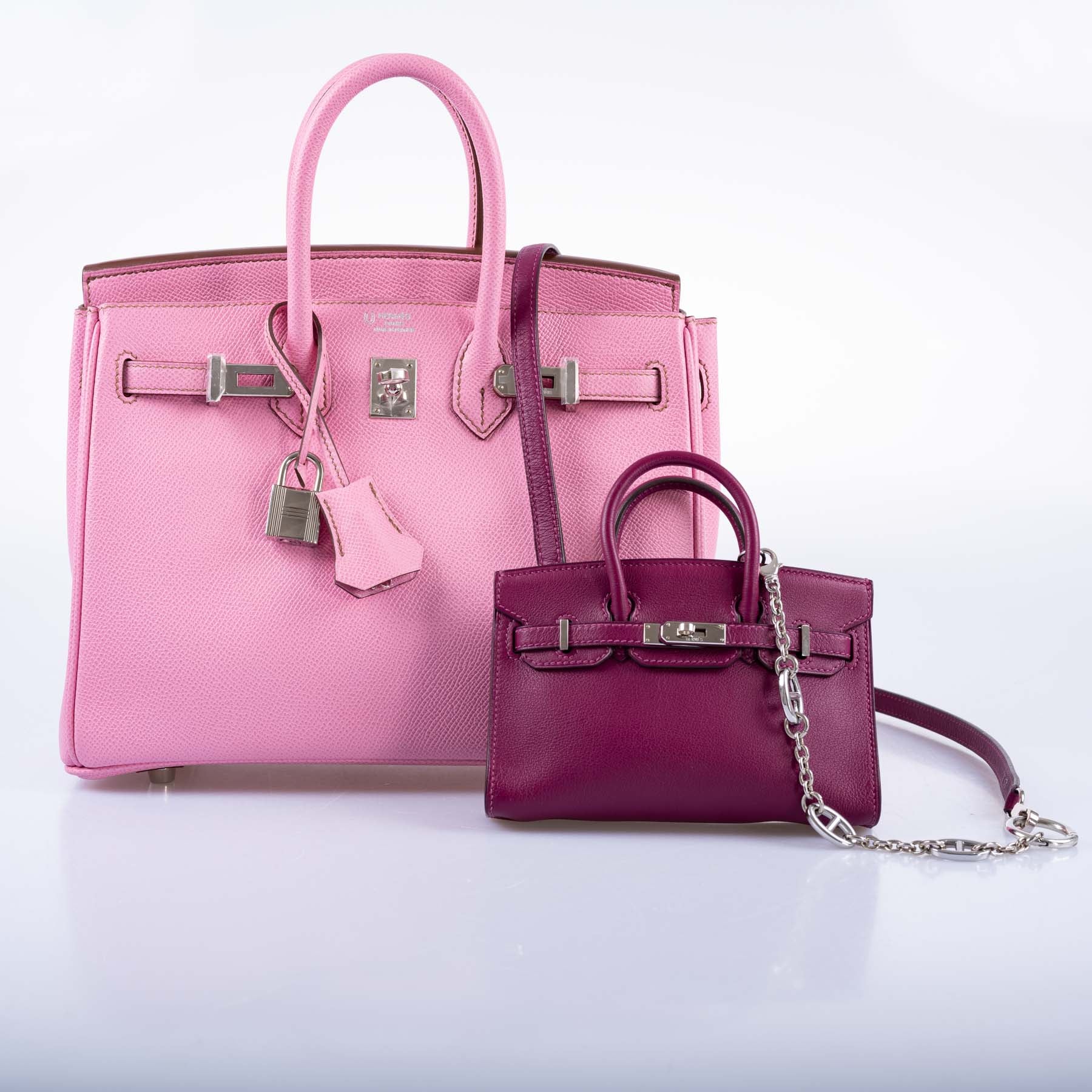 Hermès Birkin 15 Micro Tosca Swift with Palladium Hardware
