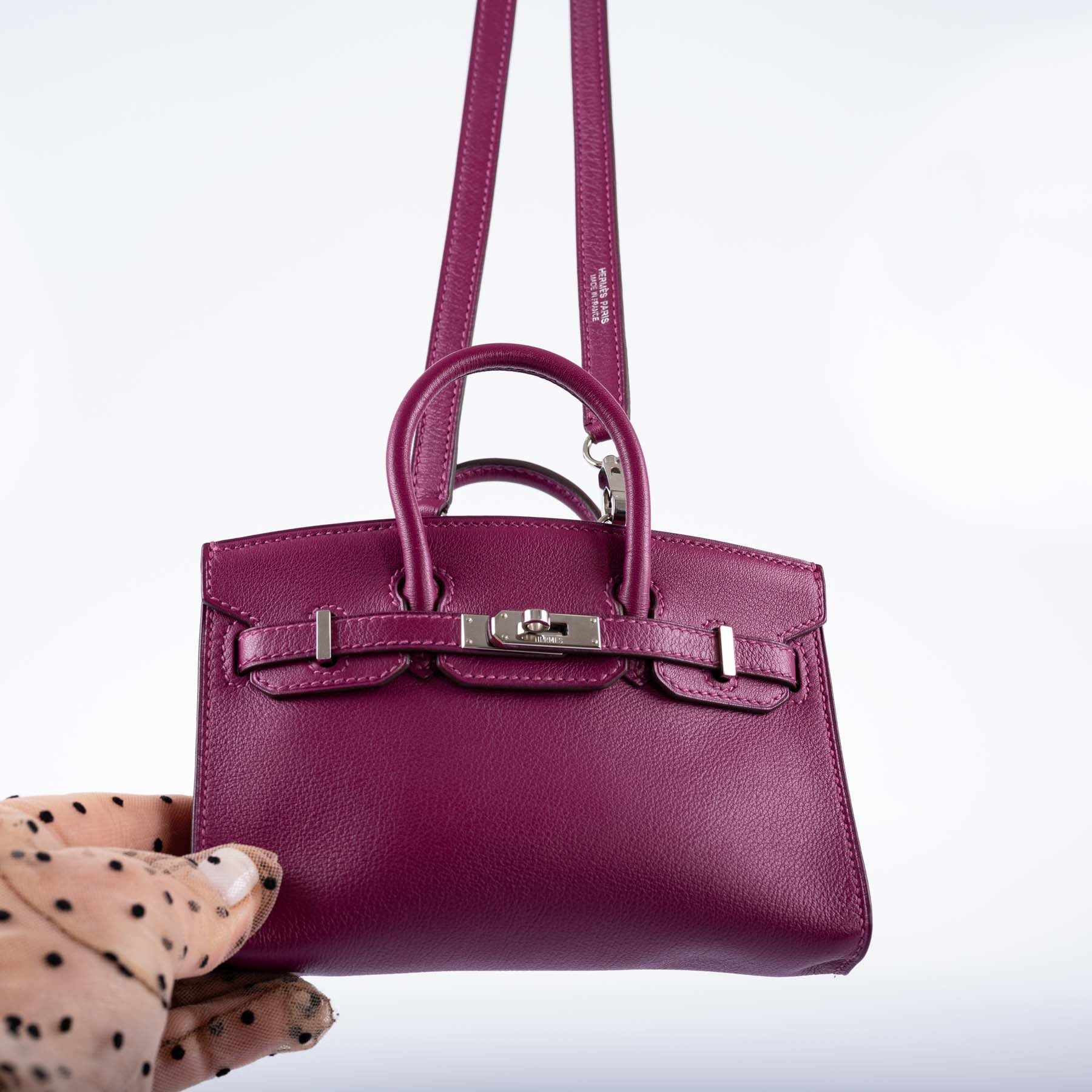 Hermès Birkin 15 Micro Tosca Swift with Palladium Hardware