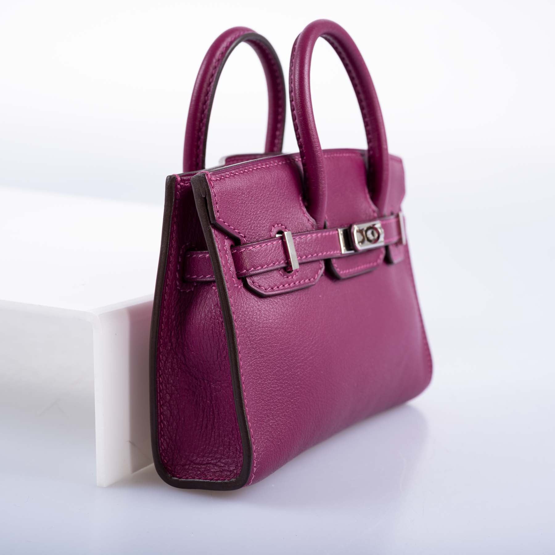 Hermès Birkin 15 Micro Tosca Swift with Palladium Hardware