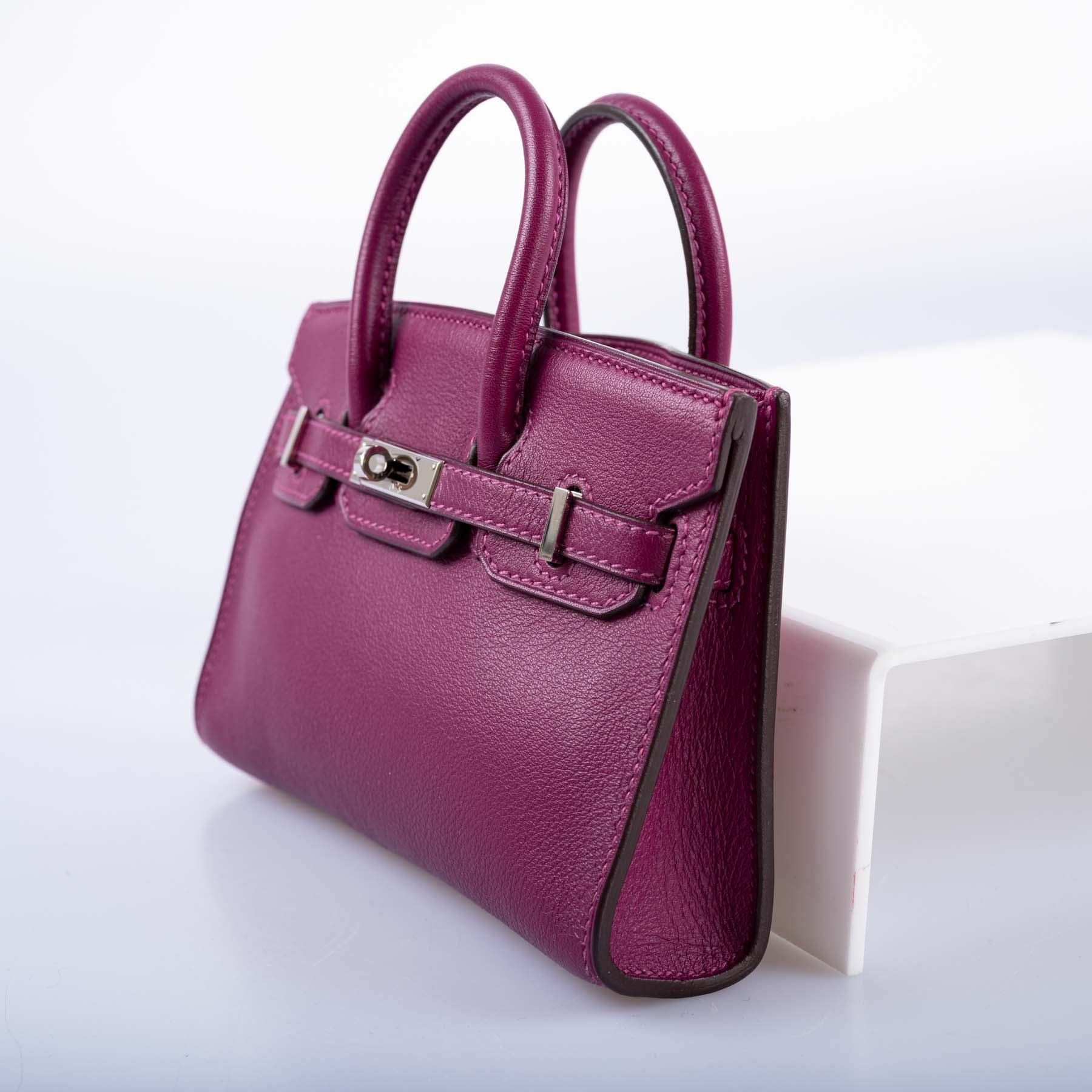 Hermès Birkin 15 Micro Tosca Swift with Palladium Hardware