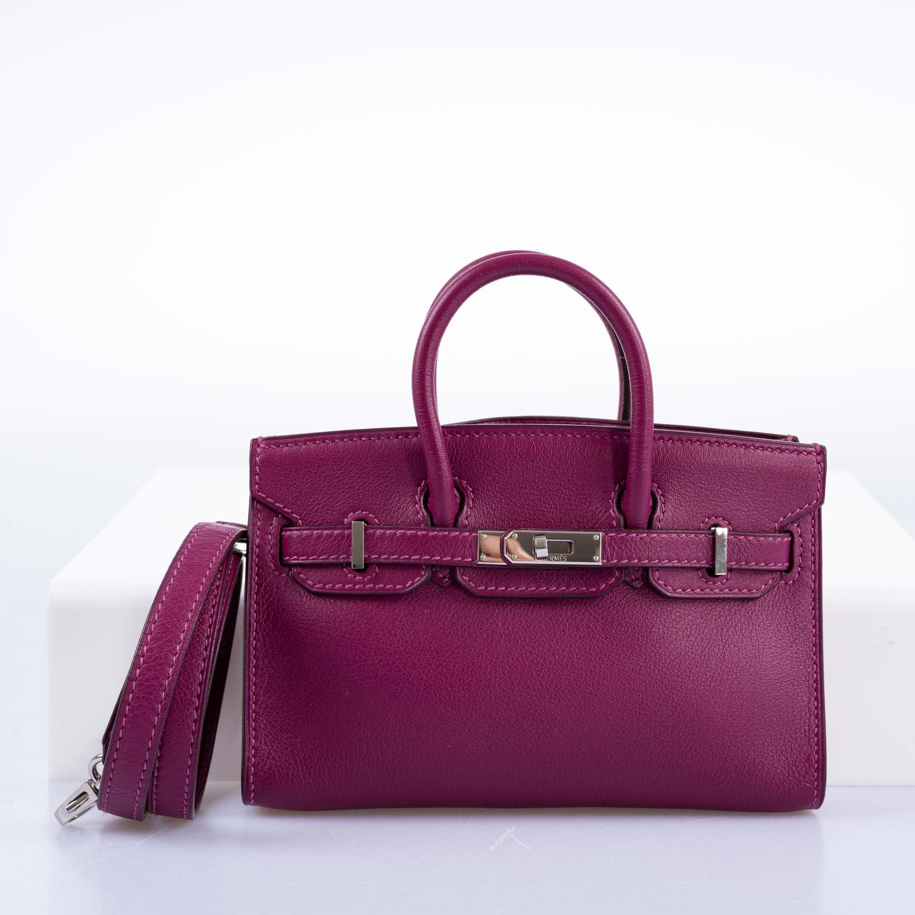 Hermès Birkin 15 Micro Tosca Swift with Palladium Hardware