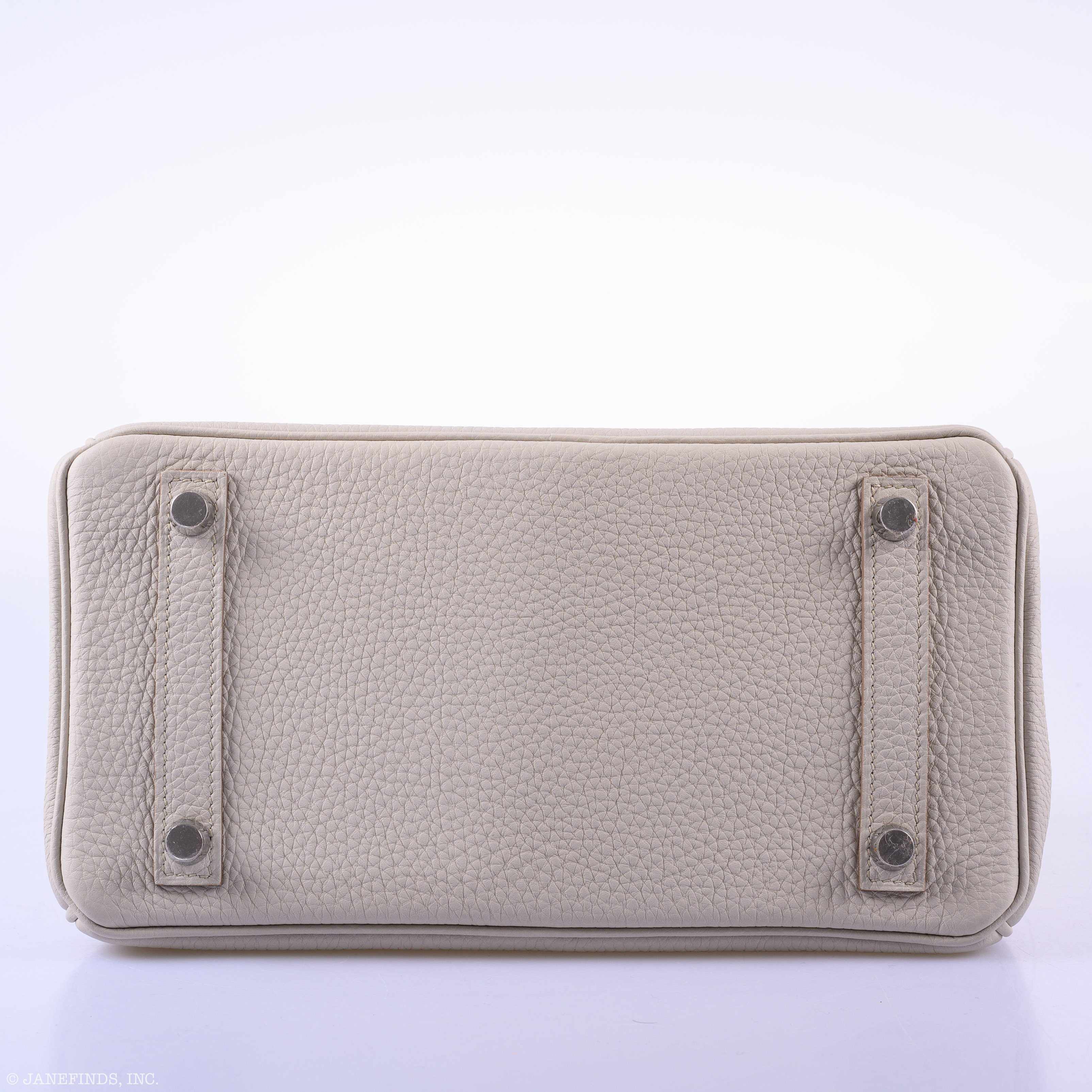 Hermès Birkin 25 Beton Togo Palladium Hardware - 2019, D