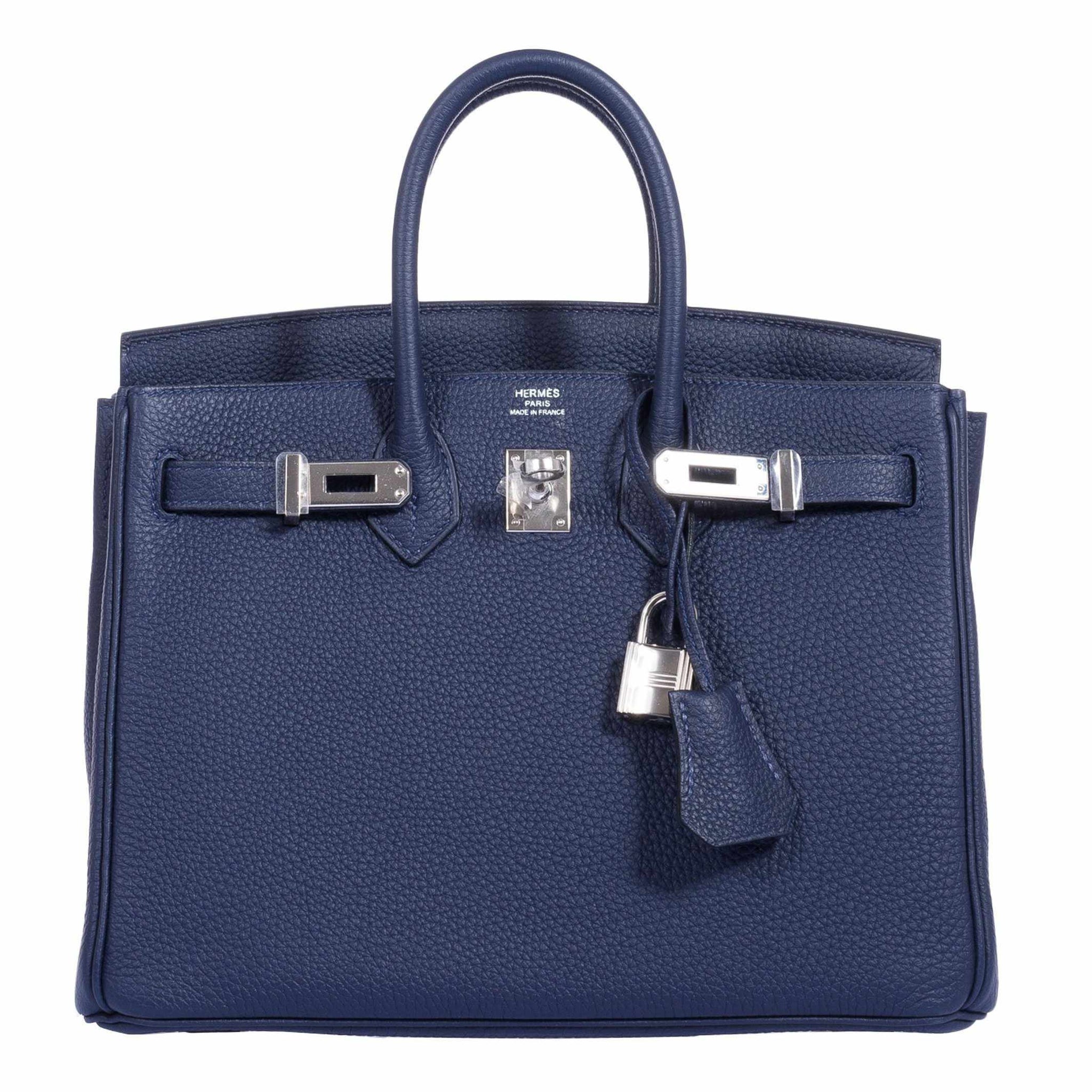 Hermes Glacier Blue Togo 25 cm Birkin Bag- New Color
