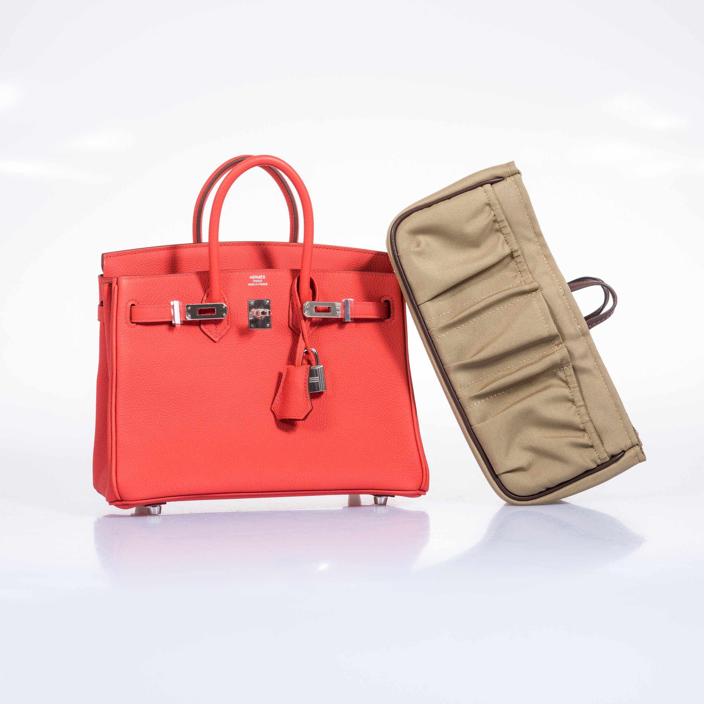 Hermès Birkin 25 Capucine Togo Palladium Hardware