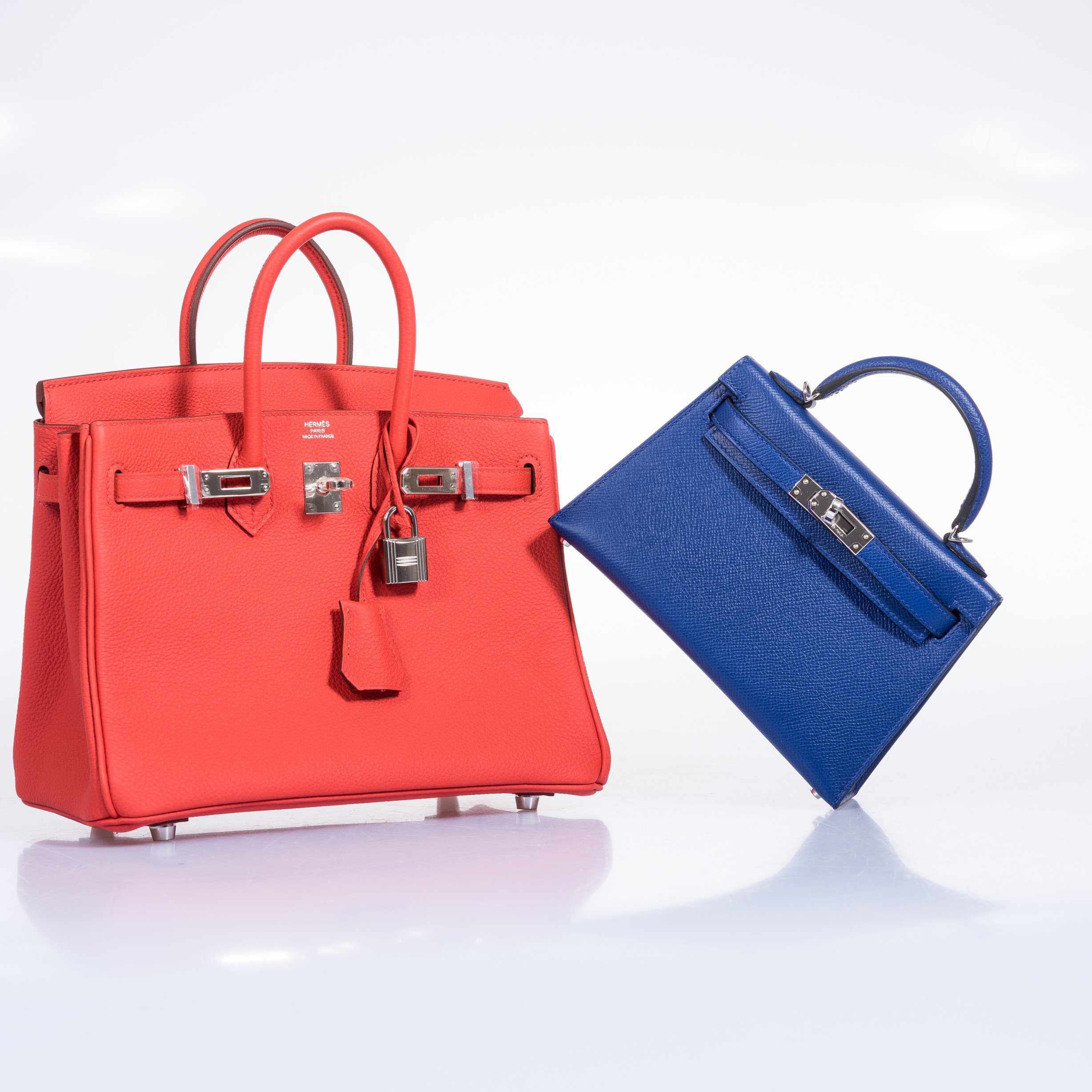 Hermès Birkin 25 Capucine Togo Palladium Hardware