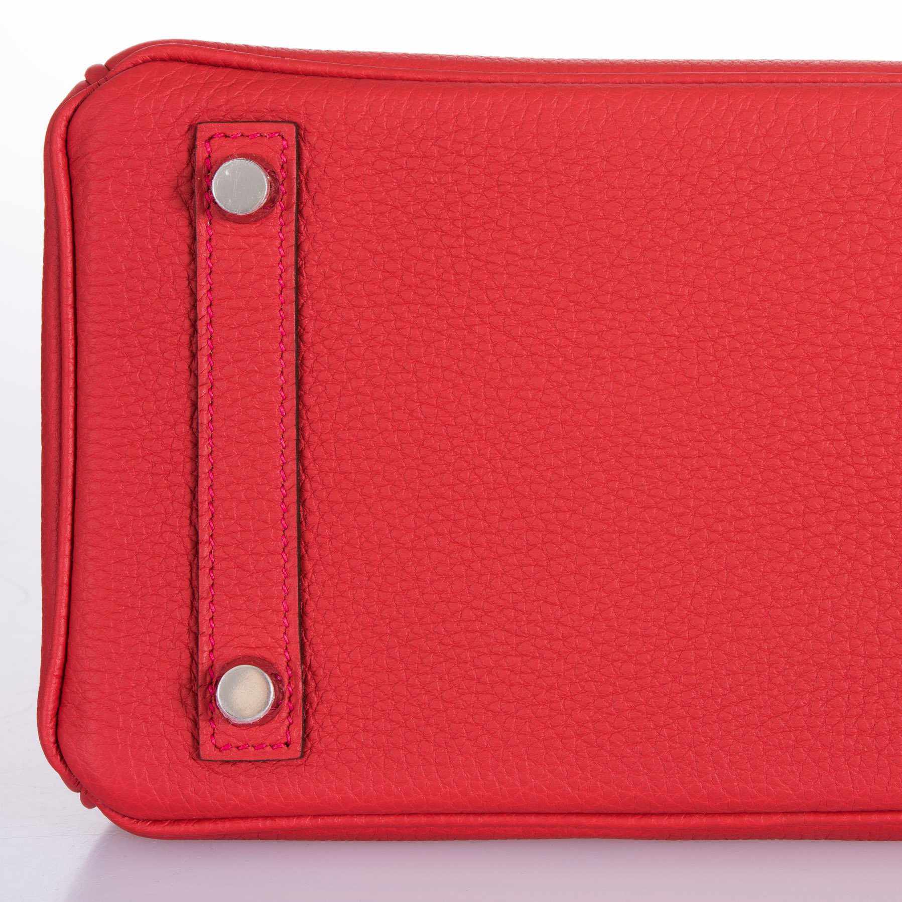 Hermès Birkin 25 Geranium Togo Palladium Hardware