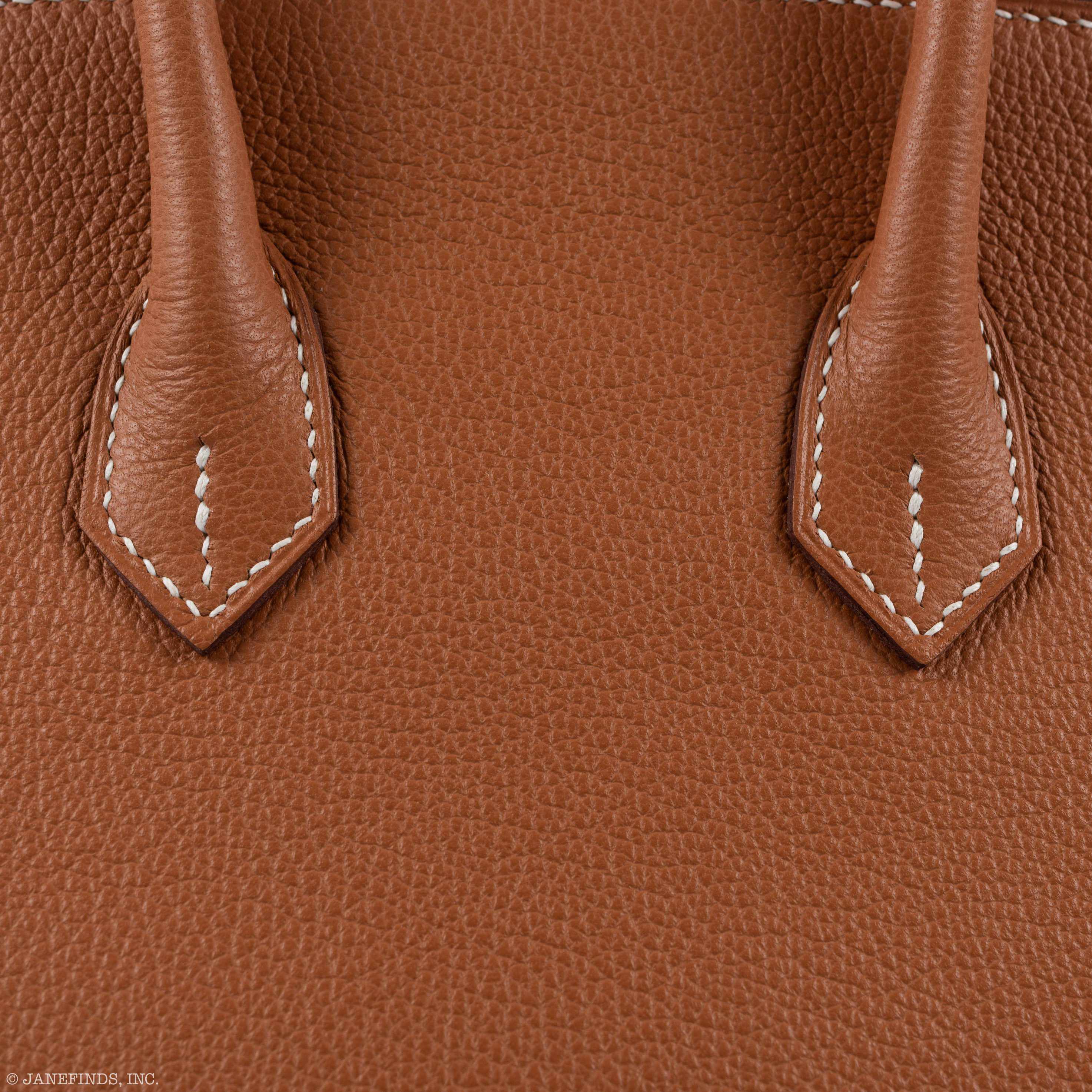 Hermès Birkin 25 Gold Taurillon Novillo Palladium Hardware