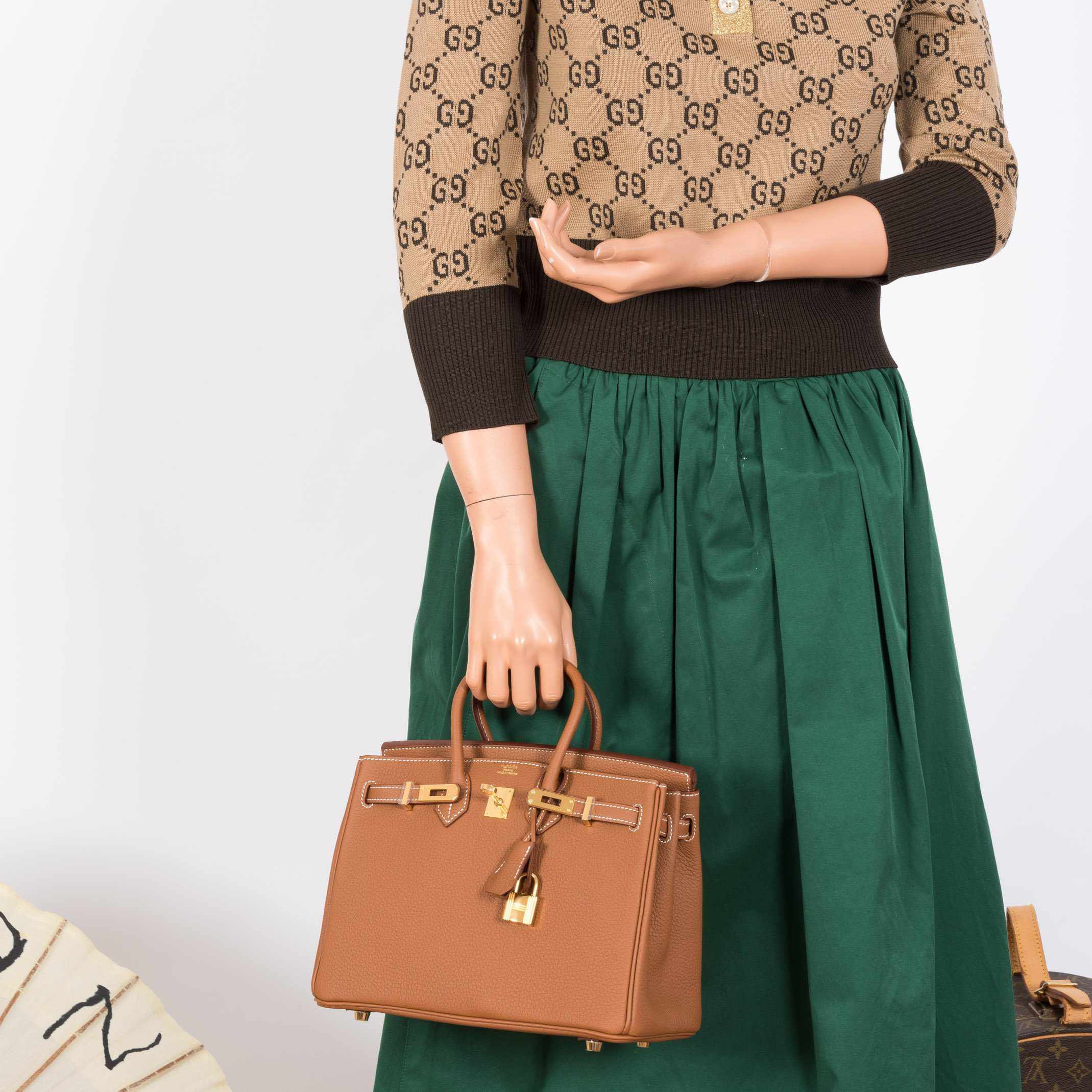 Hermès Birkin 25 Gold Togo Gold Hardware