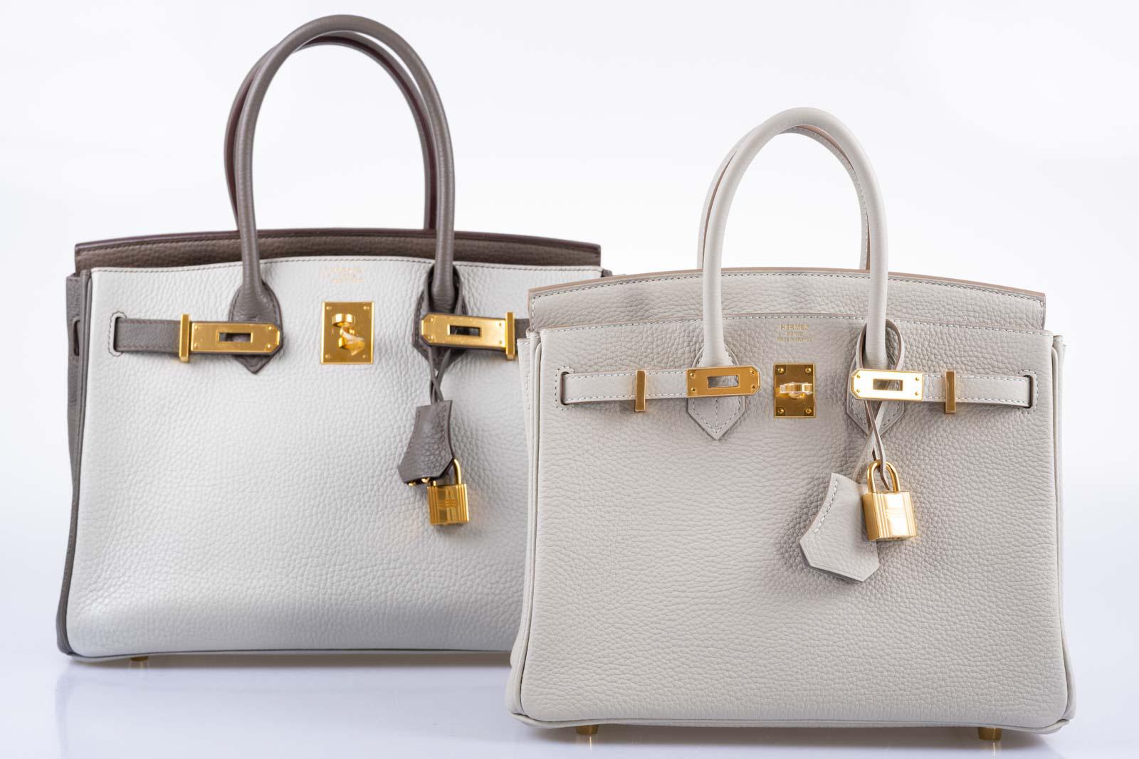 Hermès Birkin 25 Gris Perle Togo Gold Hardware