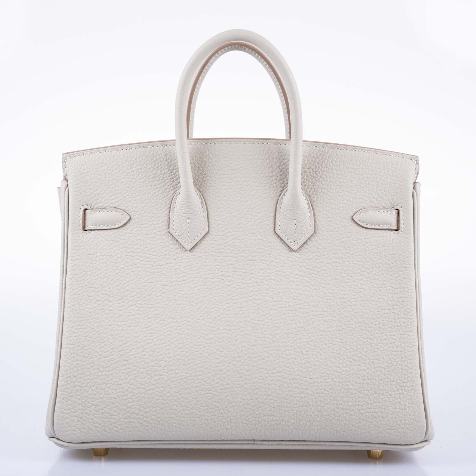 Hermès Birkin 25 Gris Perle Togo Gold Hardware