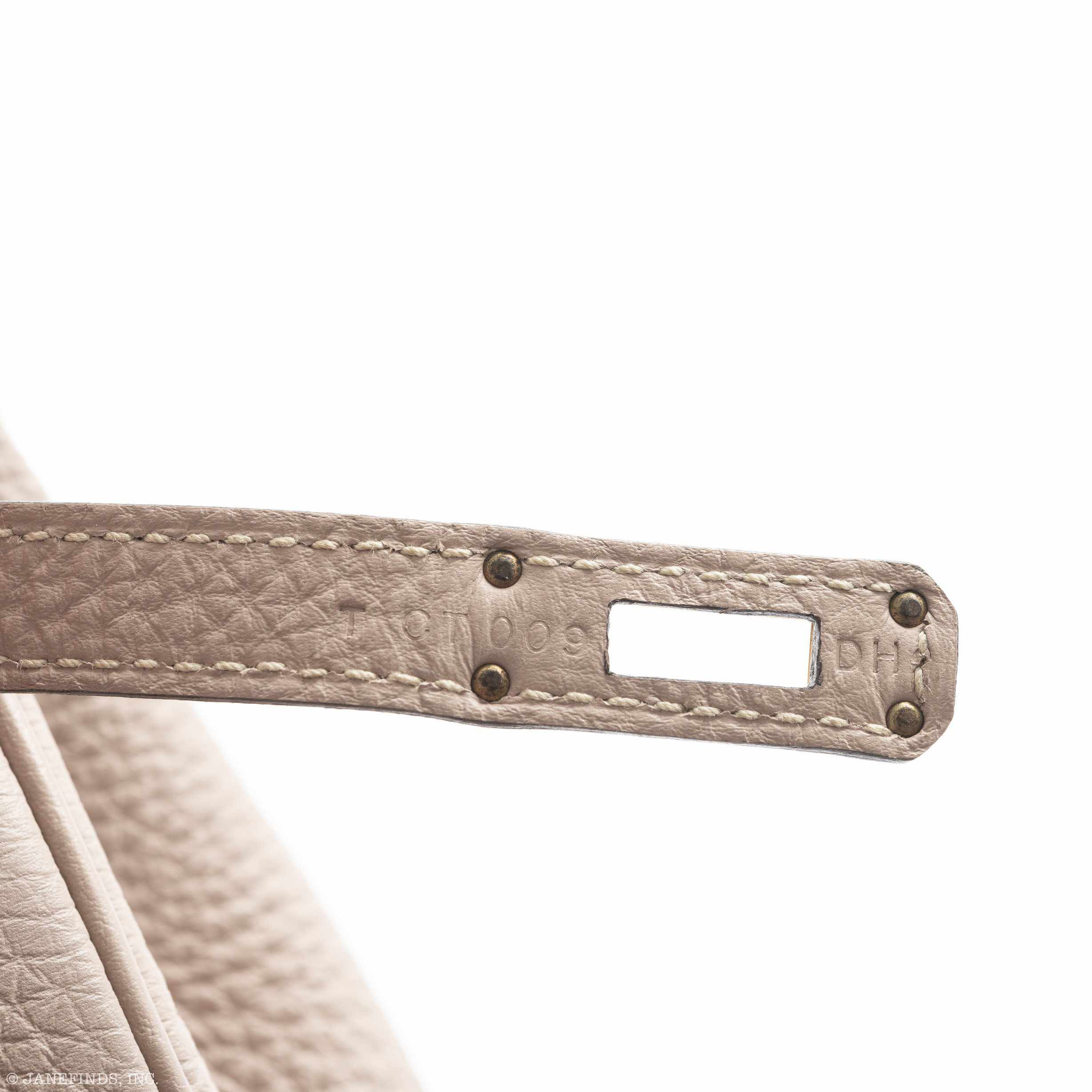 Hermès Birkin 25 Gris Tourterelle Togo Gold Hardware