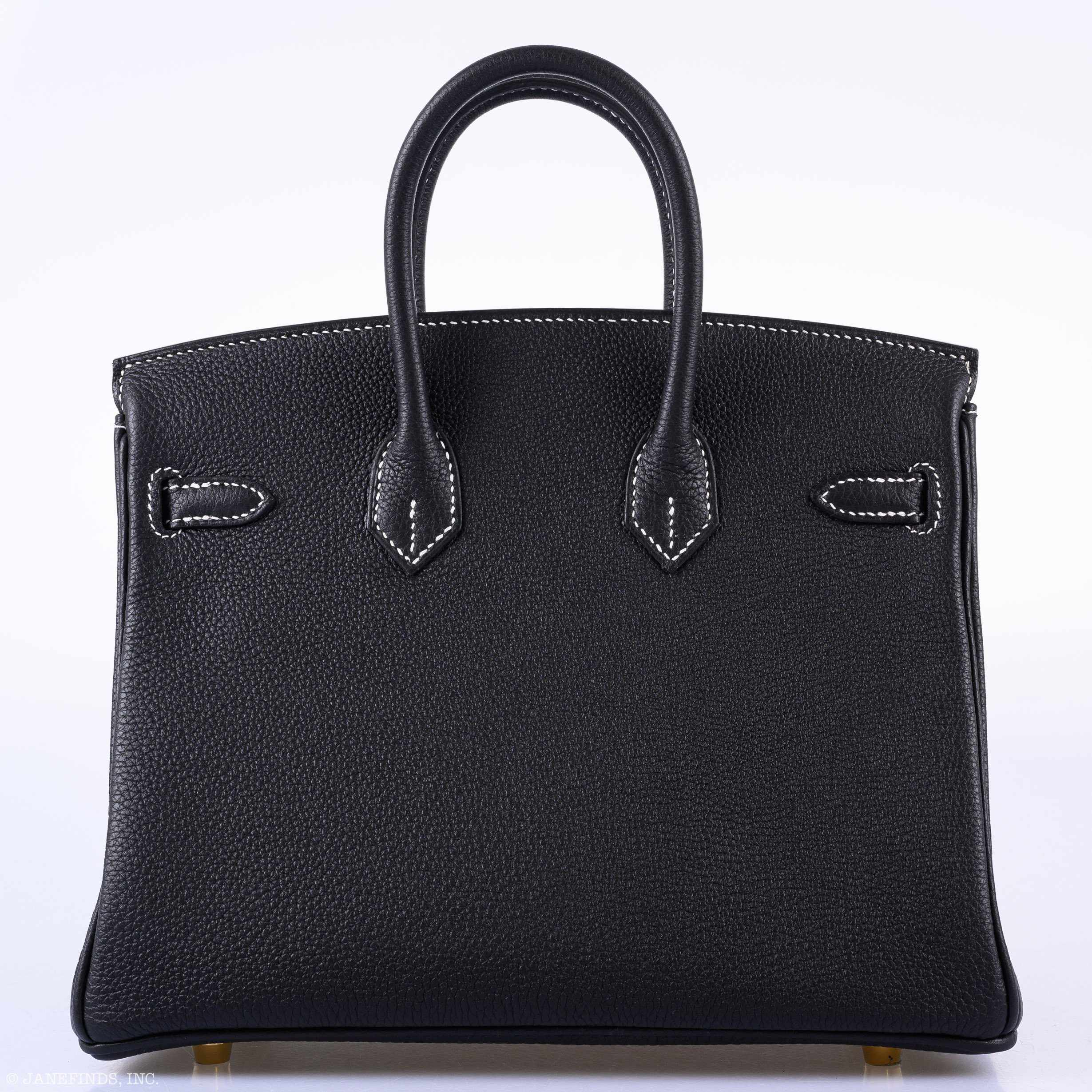 Hermès Birkin 25 HSS Black Togo & Lime Gold Hardware