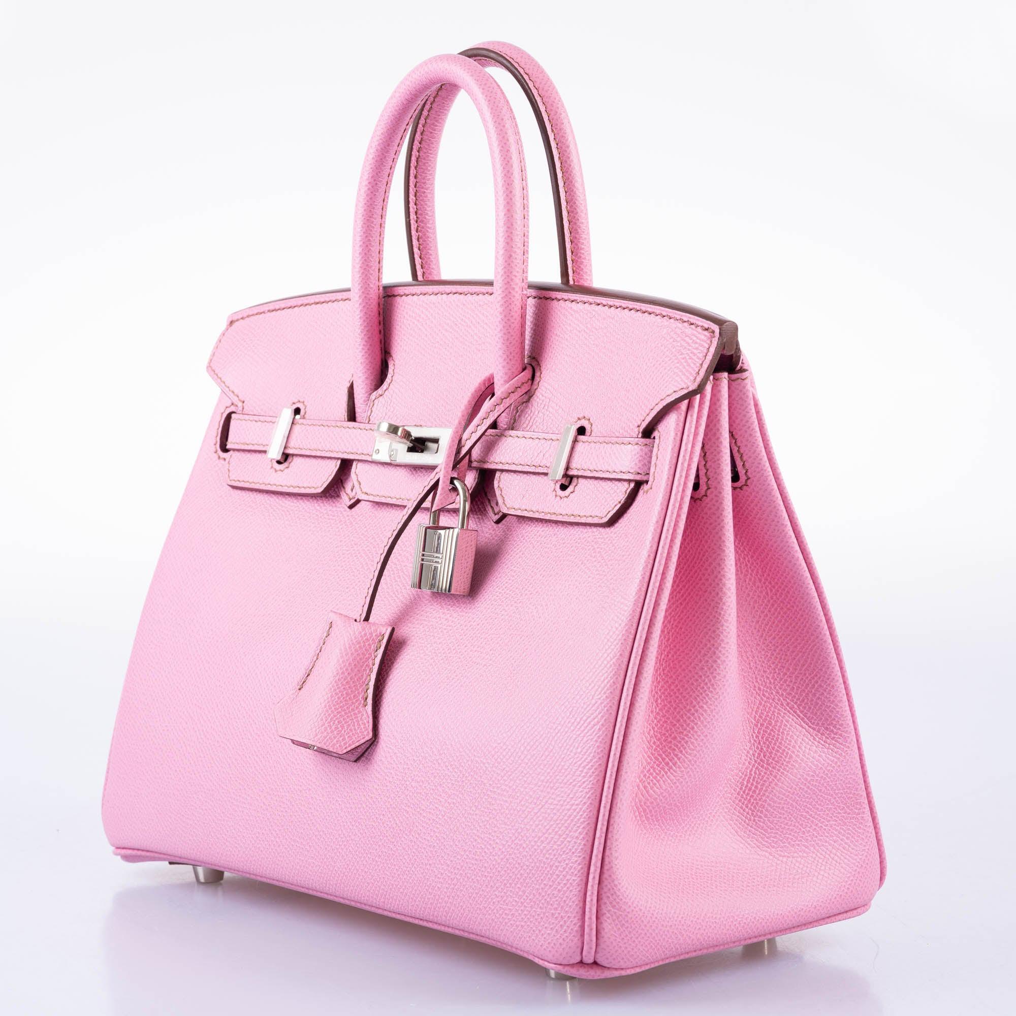 Hermès Birkin 25 HSS Bubblegum Pink 5P Epsom with Palladium Hardware