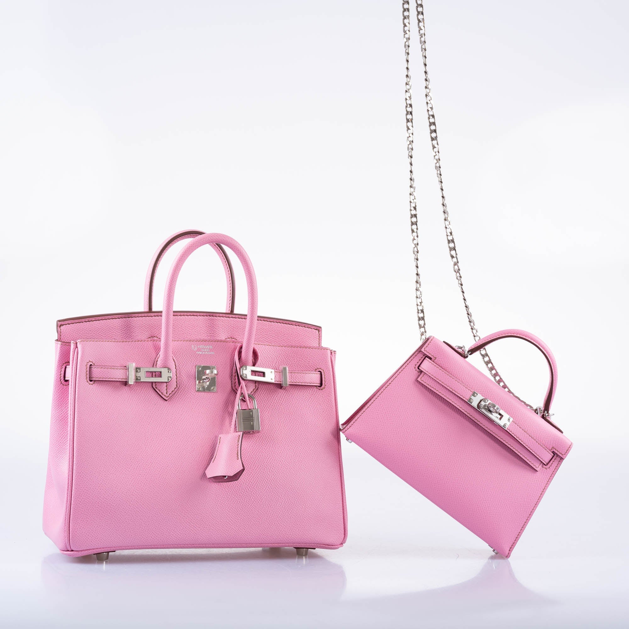 Hermès Birkin 25 HSS Bubblegum Pink 5P Epsom with Palladium Hardware