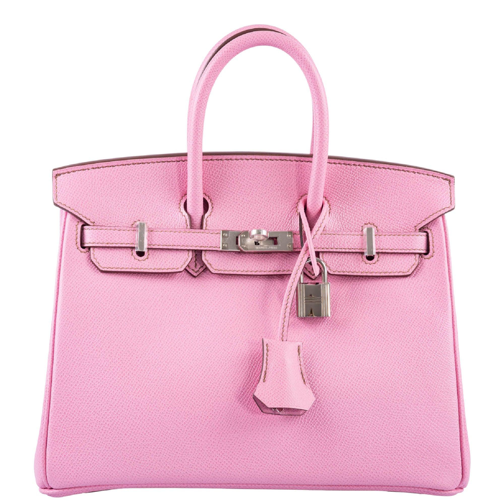 Hermes Pink Ostrich Leather 35cm Birkin Bag, 2006