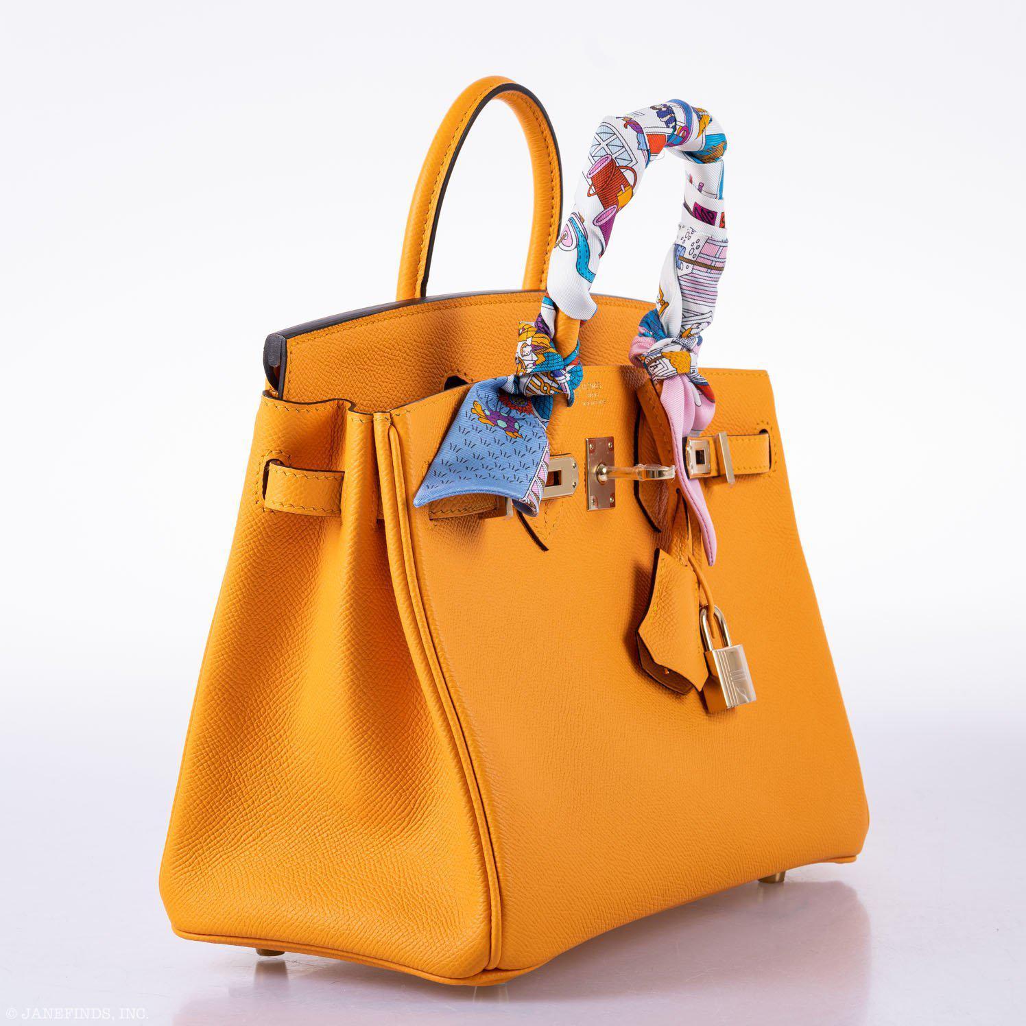 Hermès Birkin 25 HSS Jaune d'Or Epsom Gold Hardware