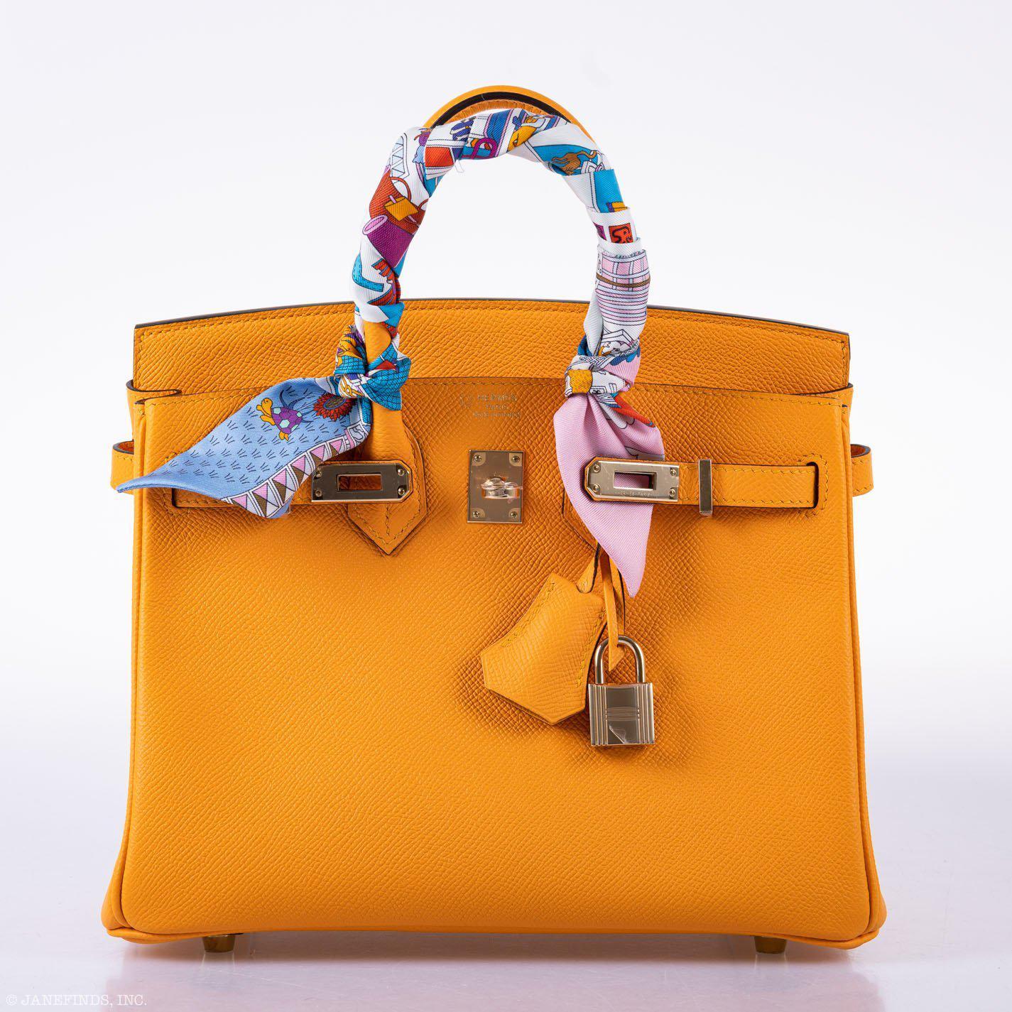Hermès Birkin 25 HSS Jaune d'Or Epsom Gold Hardware