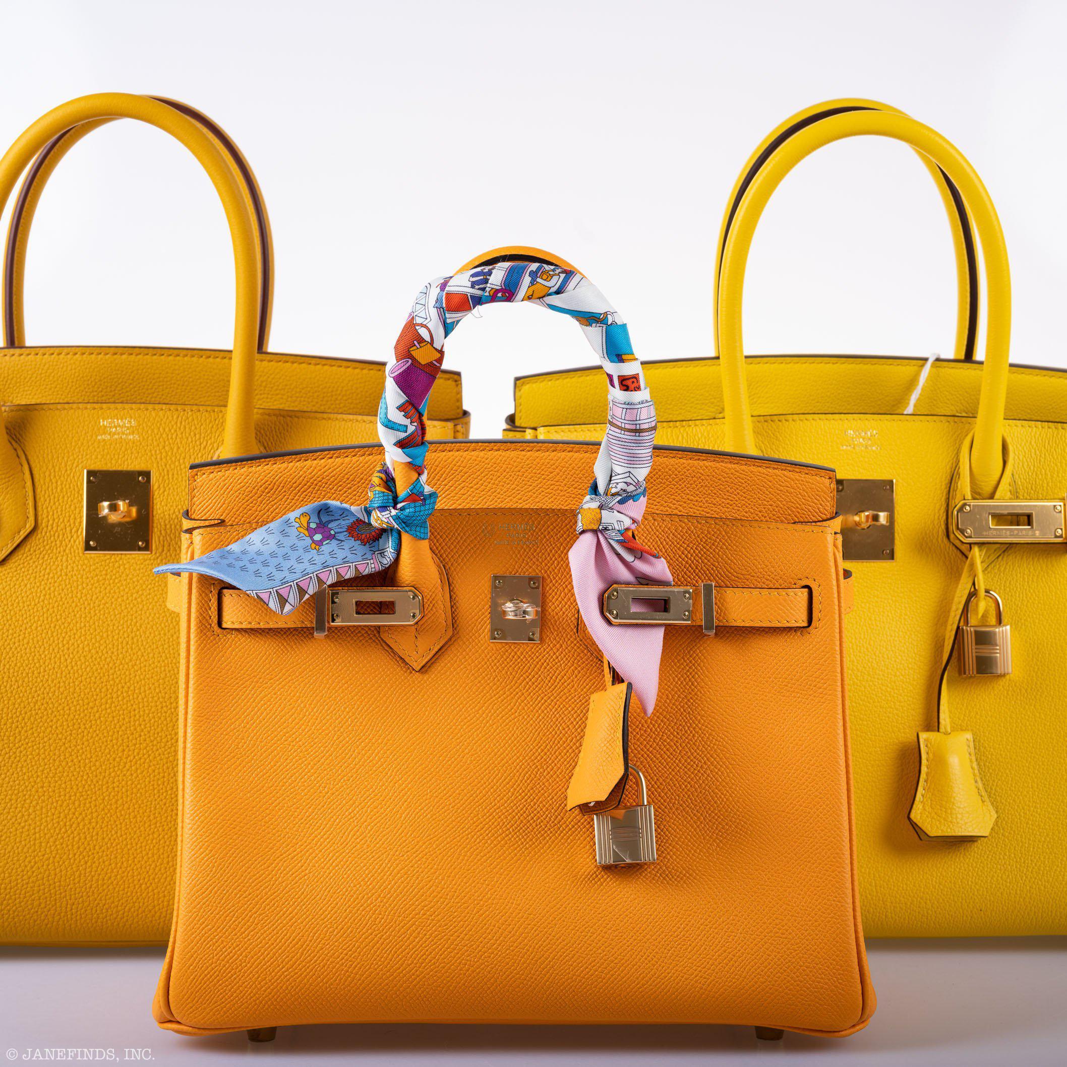 Hermès Birkin 25 HSS Jaune d'Or Epsom Gold Hardware