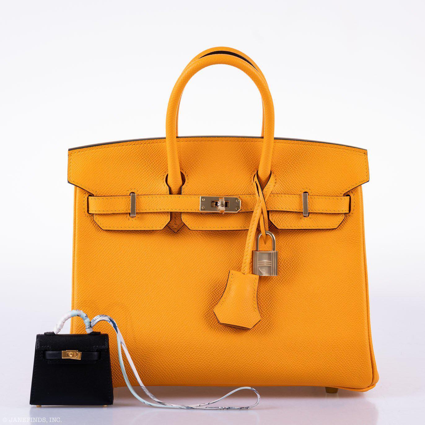 Hermès Birkin 25 HSS Jaune d'Or Epsom Gold Hardware