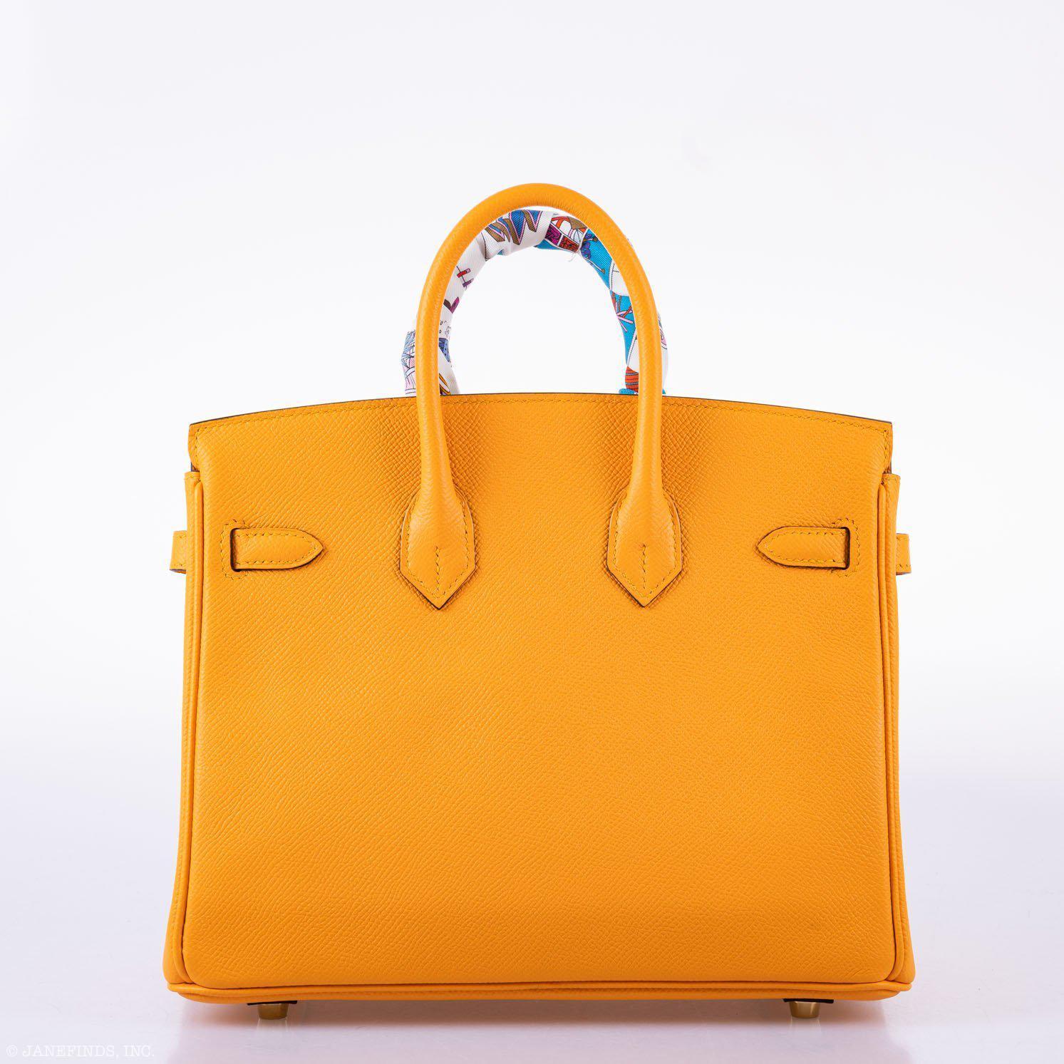 Hermès Birkin 25 HSS Jaune d'Or Epsom Gold Hardware