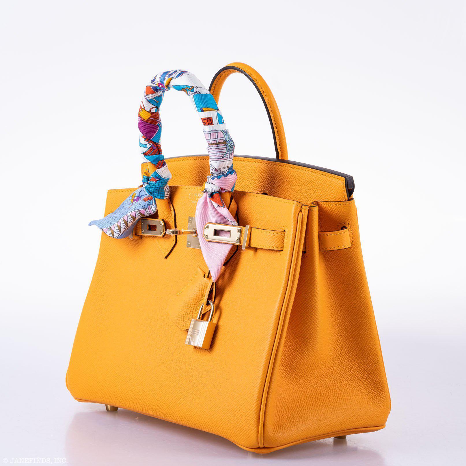 Hermès Birkin 25 HSS Jaune d'Or Epsom Gold Hardware
