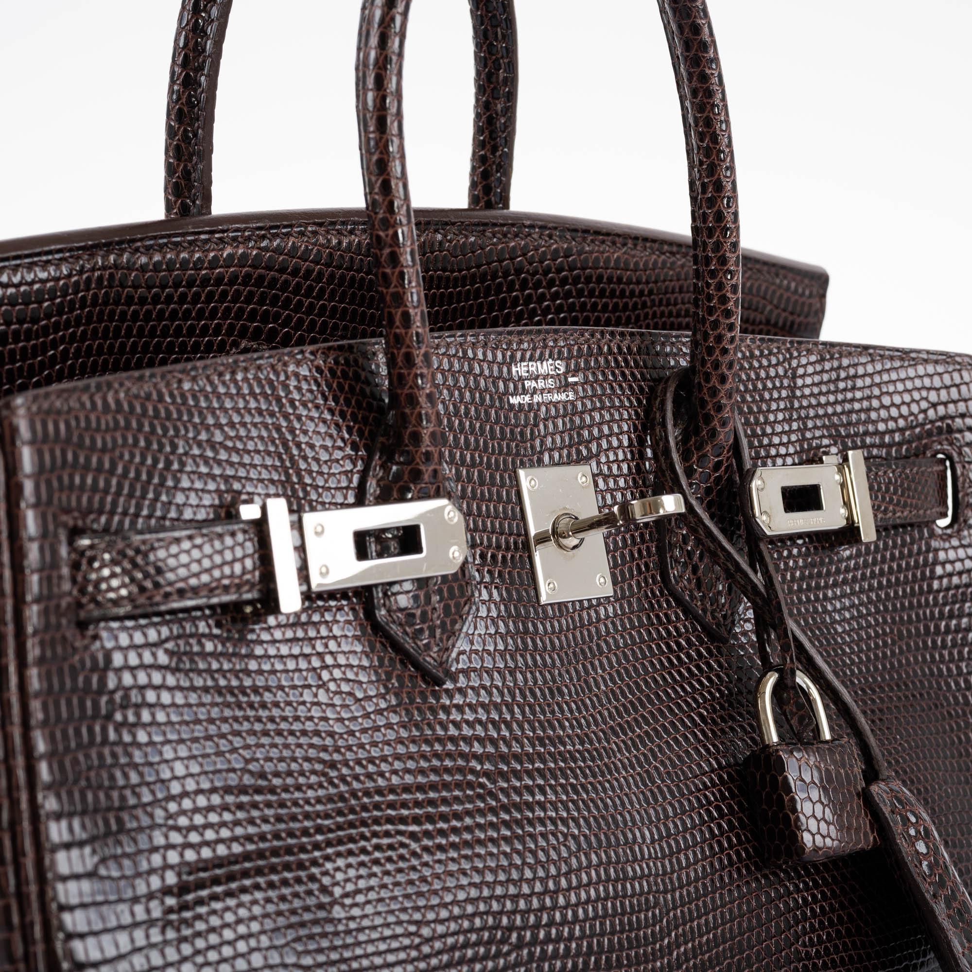 Hermès Birkin 25 Havane Nilo Lizard with Palladium Hardware