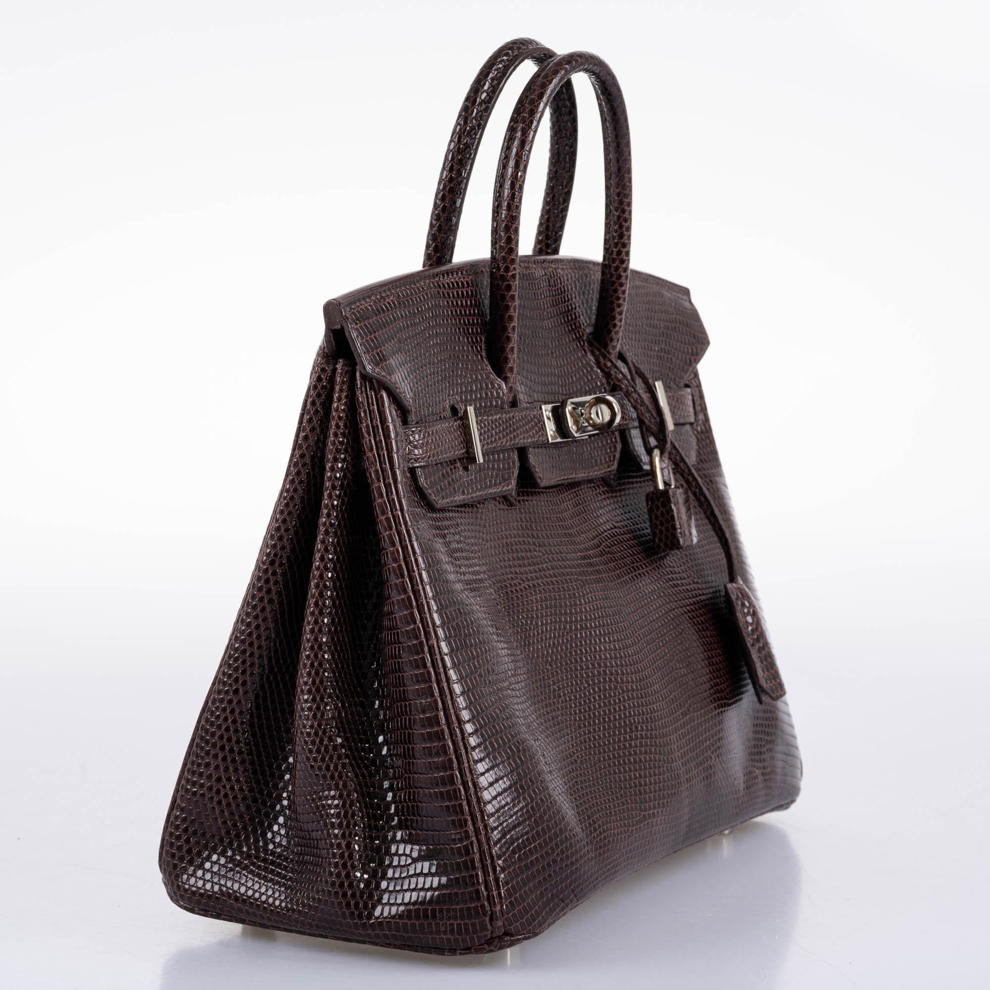 Hermès Birkin 25 Havane Nilo Lizard with Palladium Hardware