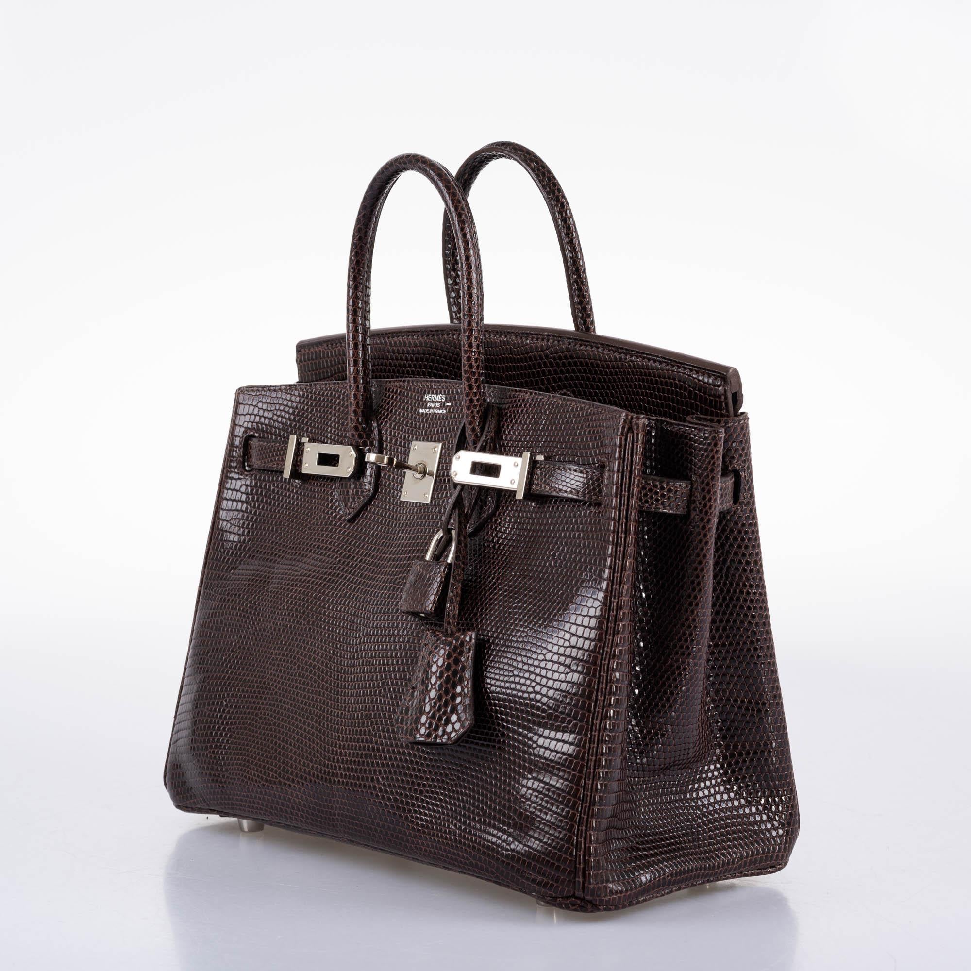 Hermès Birkin 25 Havane Nilo Lizard with Palladium Hardware