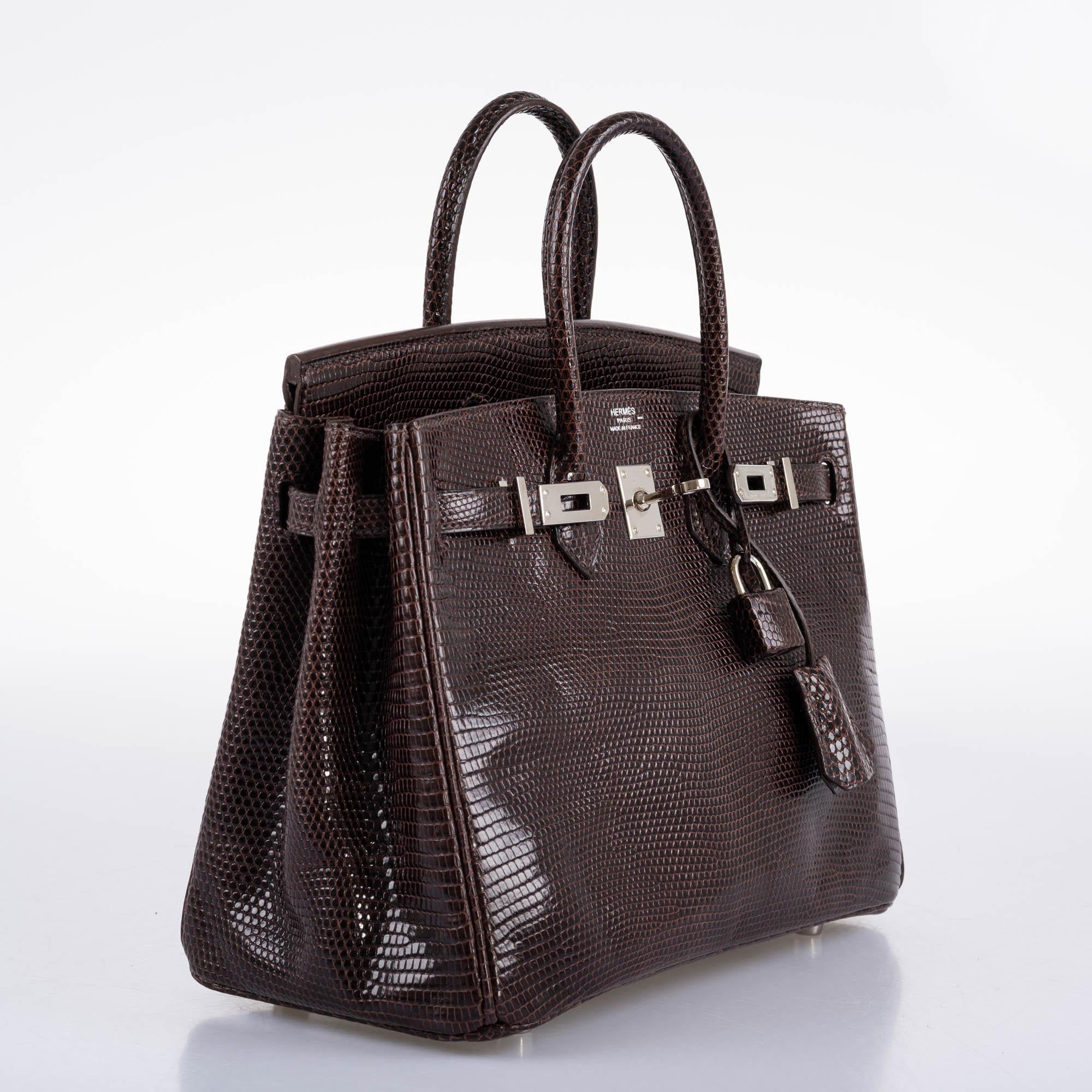 Hermès Birkin 25 Havane Nilo Lizard with Palladium Hardware
