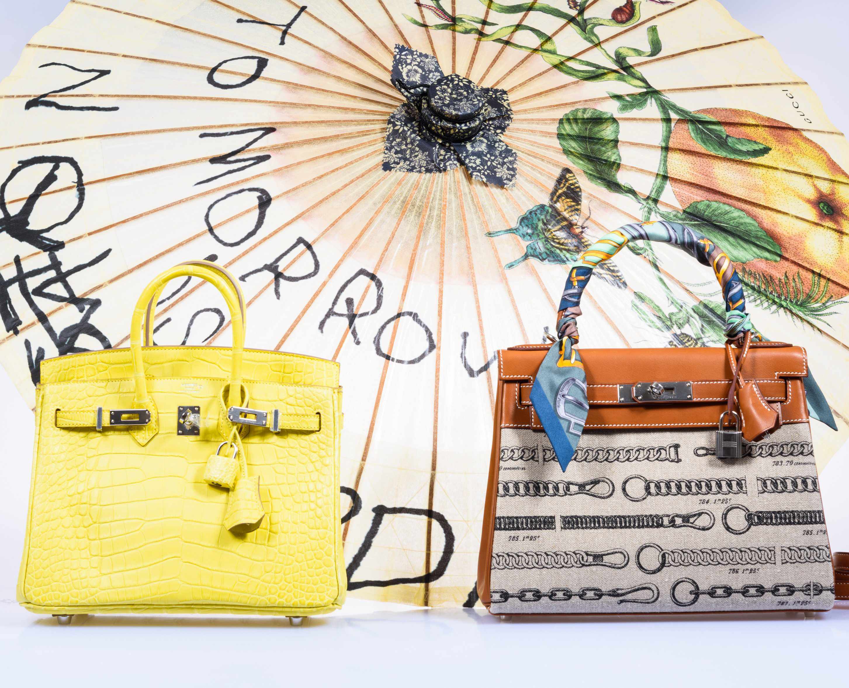 Hermès Birkin 25 Lime Yellow Matte Alligator Palladium Hardware