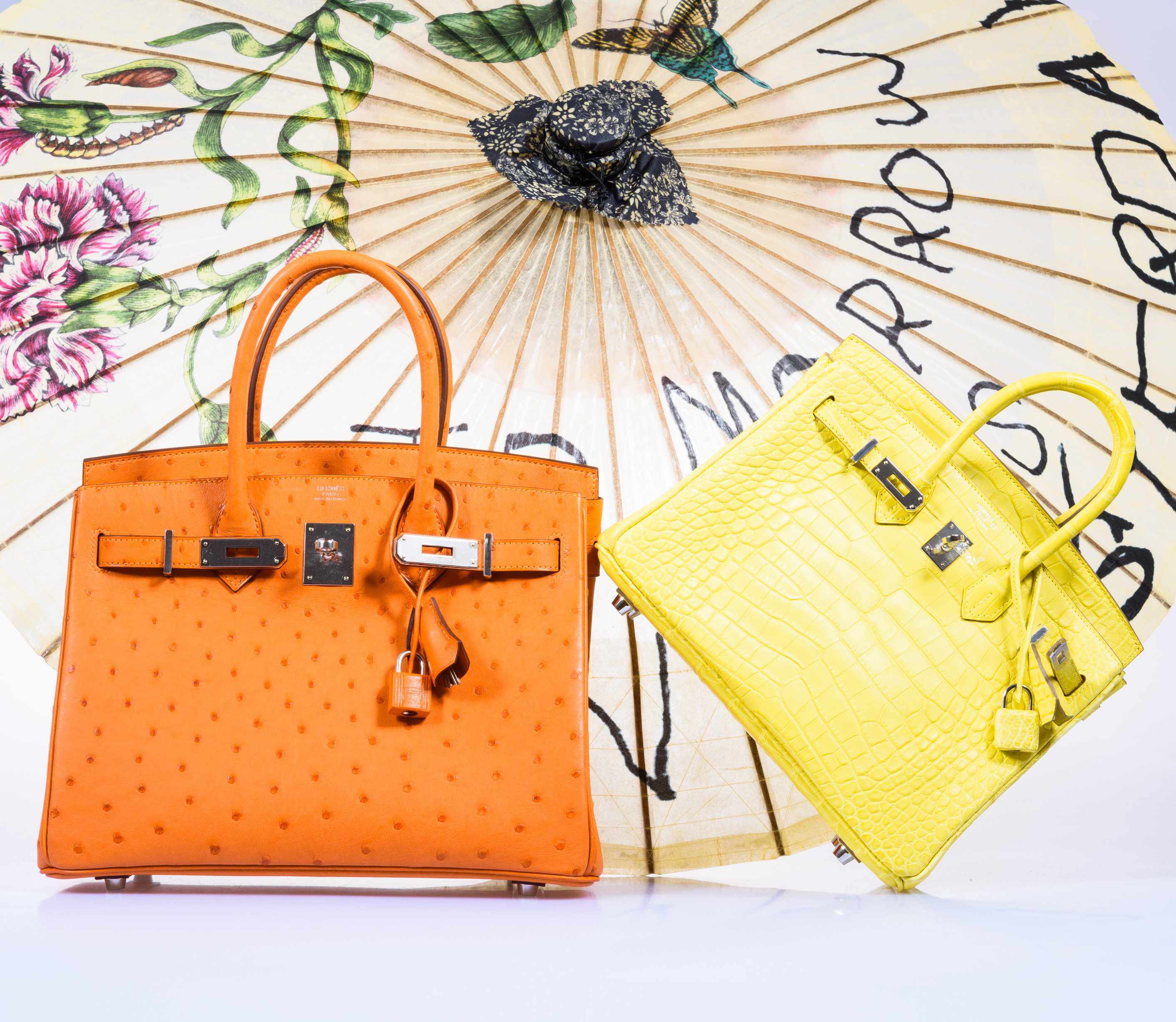 Hermès Birkin 25 Lime Yellow Matte Alligator Palladium Hardware