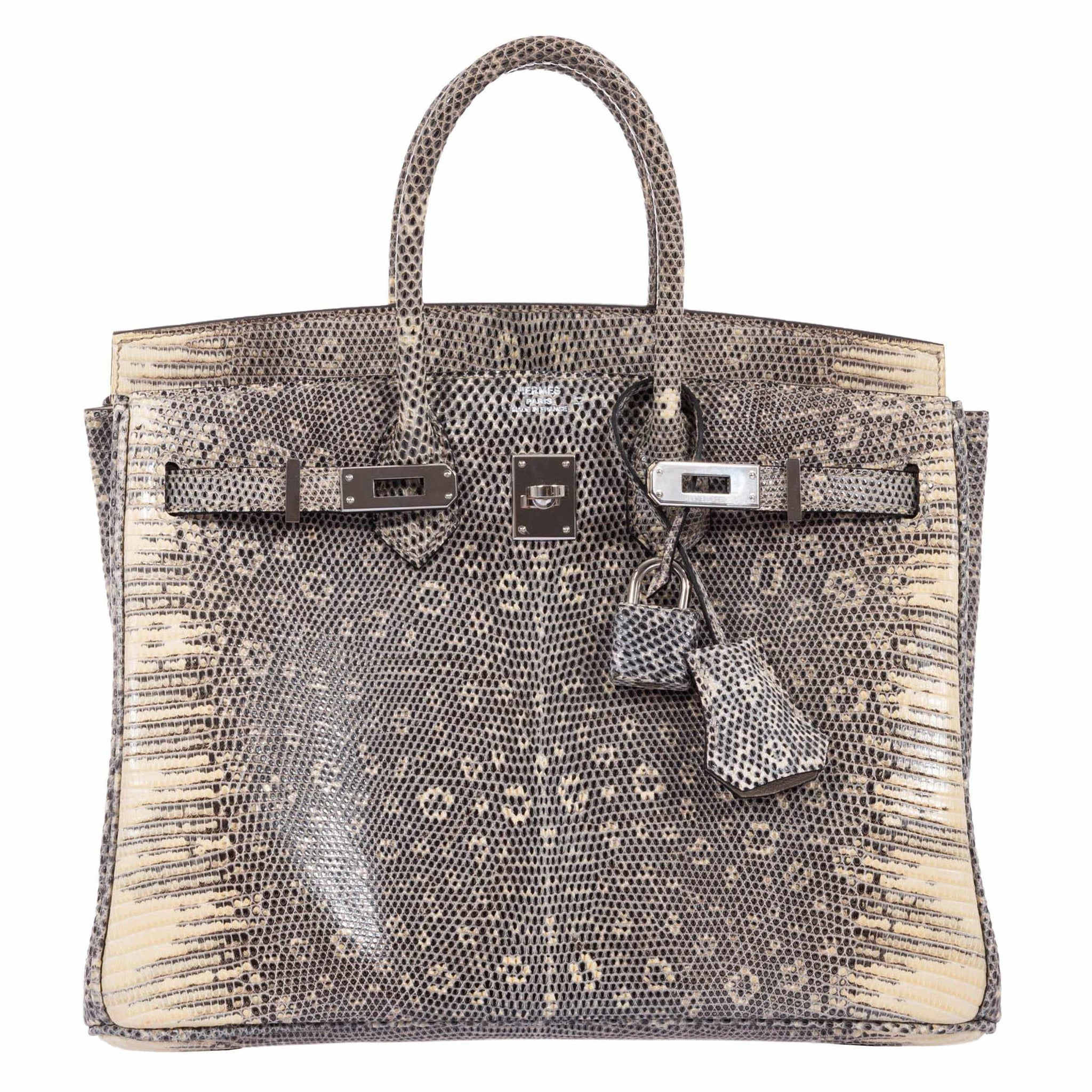 Brandnew Authentic Original Hermes Birkin 25 Lizard Ombre Hand Bag