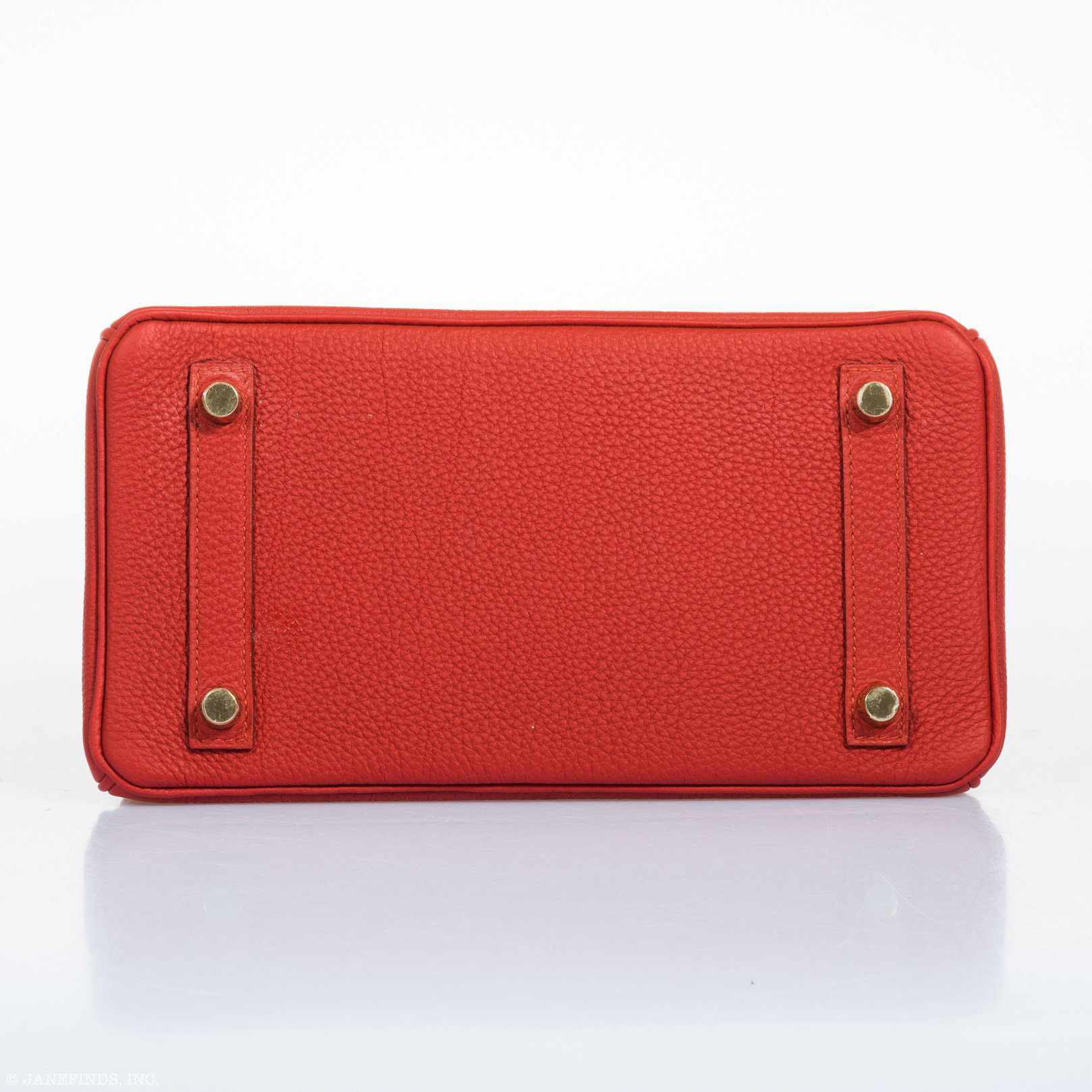 Hermès Birkin 25 Red Vermillion Togo Gold Hardware